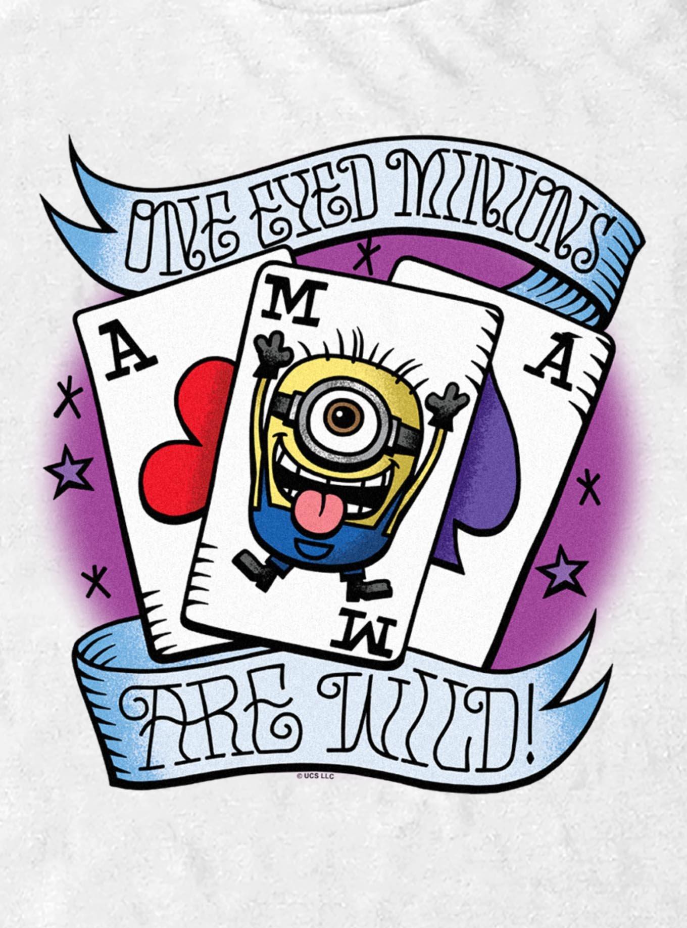 Minions One Eyed Minions Are Wild Tattoo Style T-Shirt, , hi-res