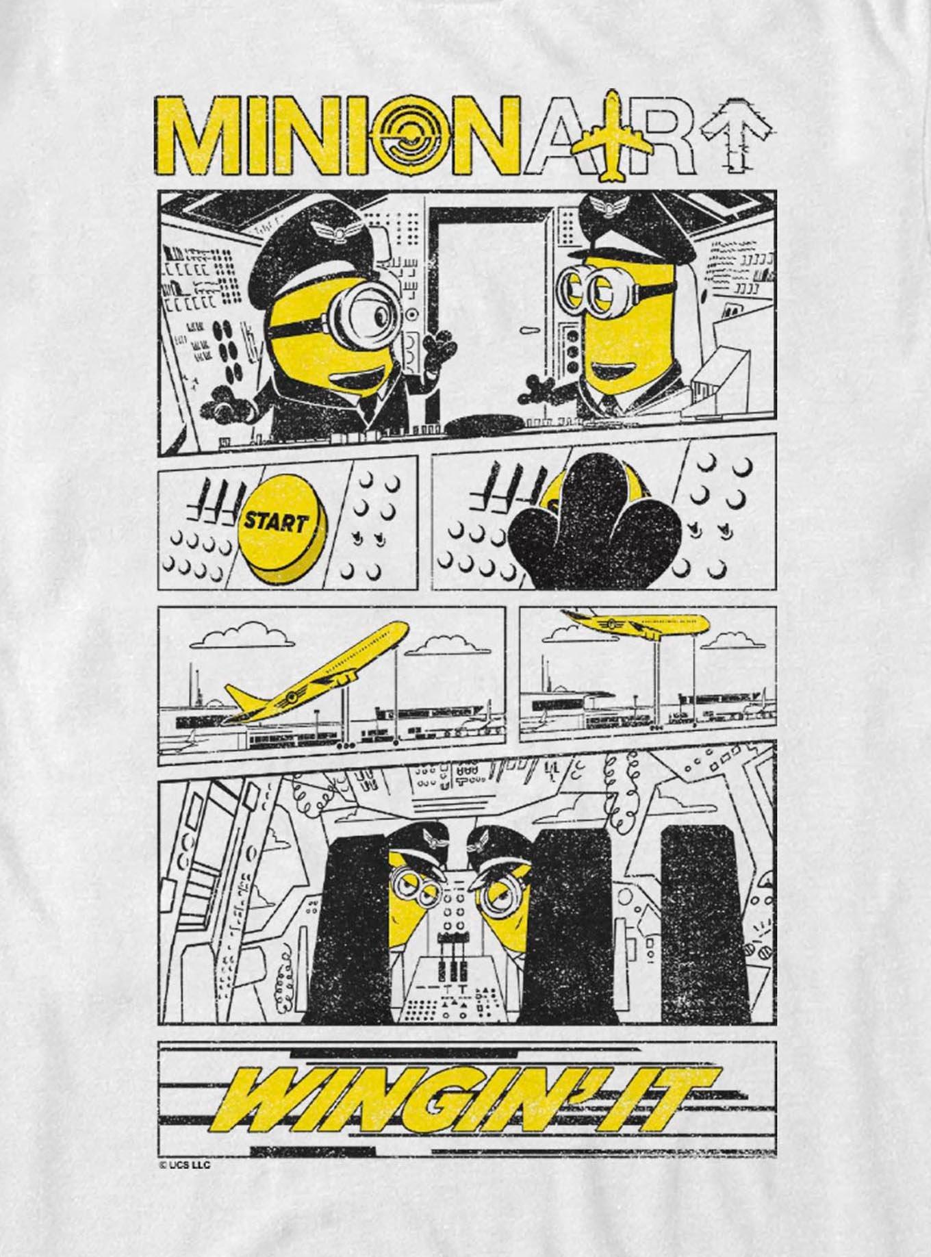Minions Minion Air Winging It Comic T-Shirt