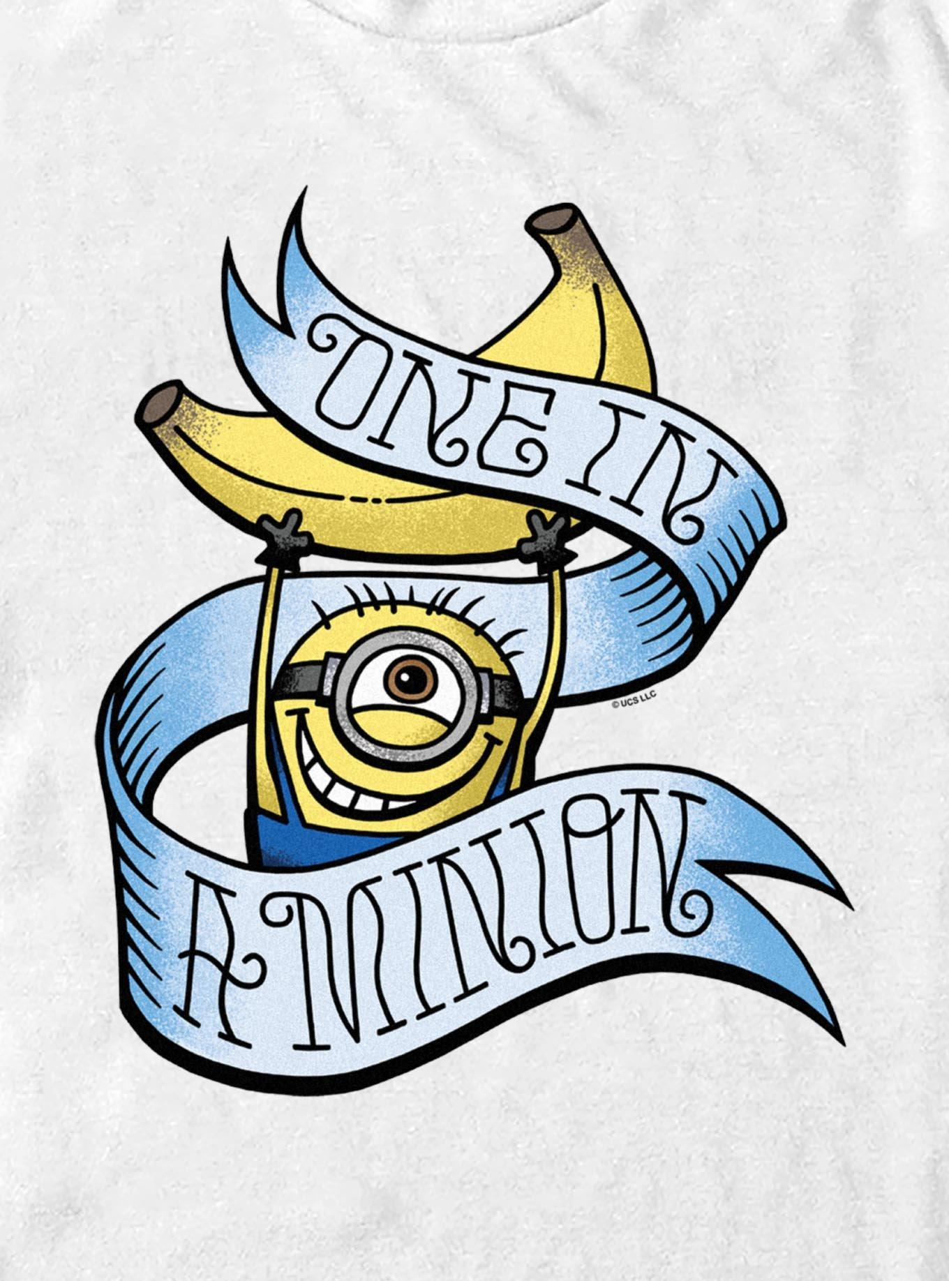 Minions One A Minion Tattoo Style T-Shirt