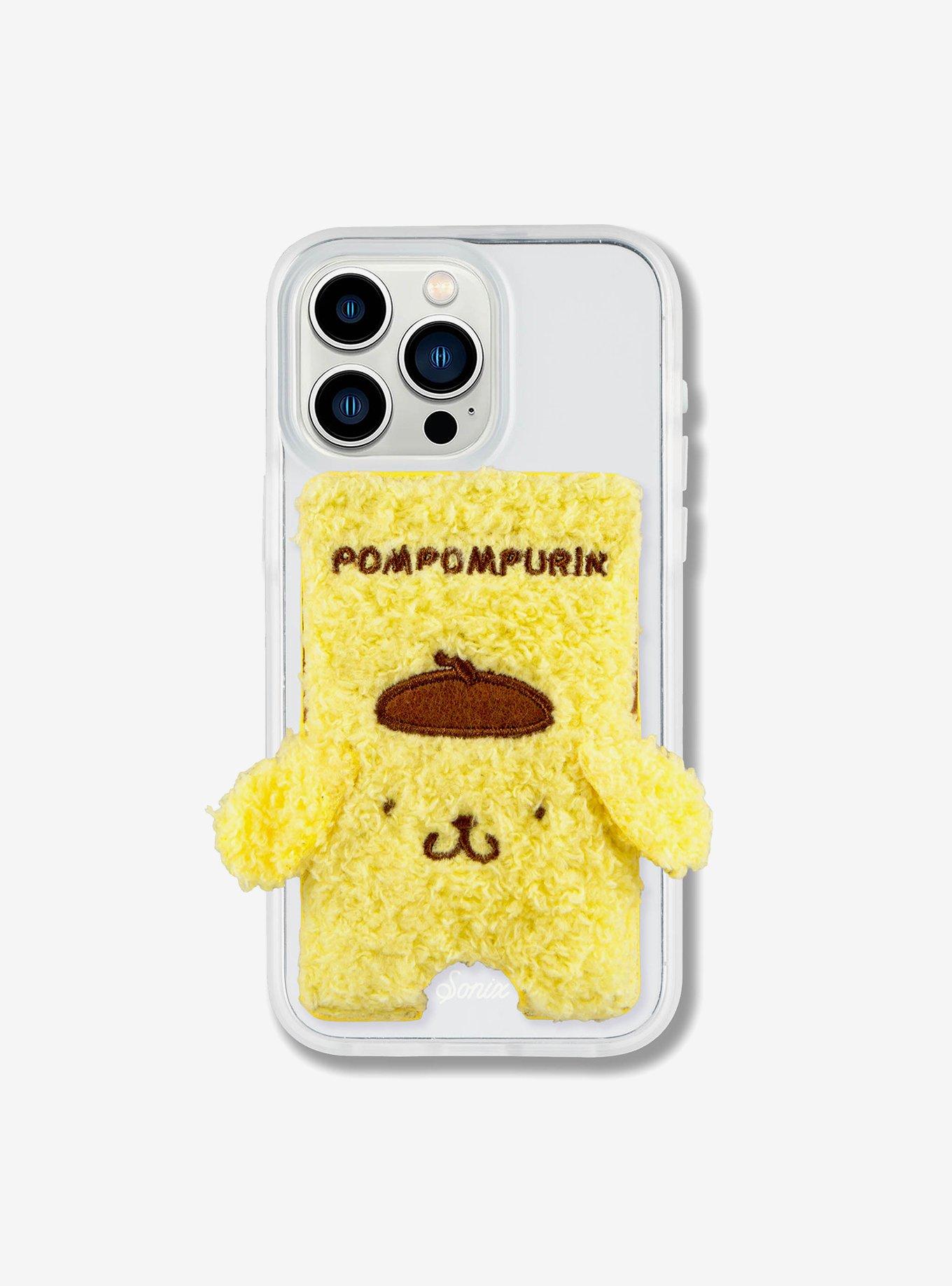 Sonix x Pompompurin Plush Magnetic Wallet, , hi-res