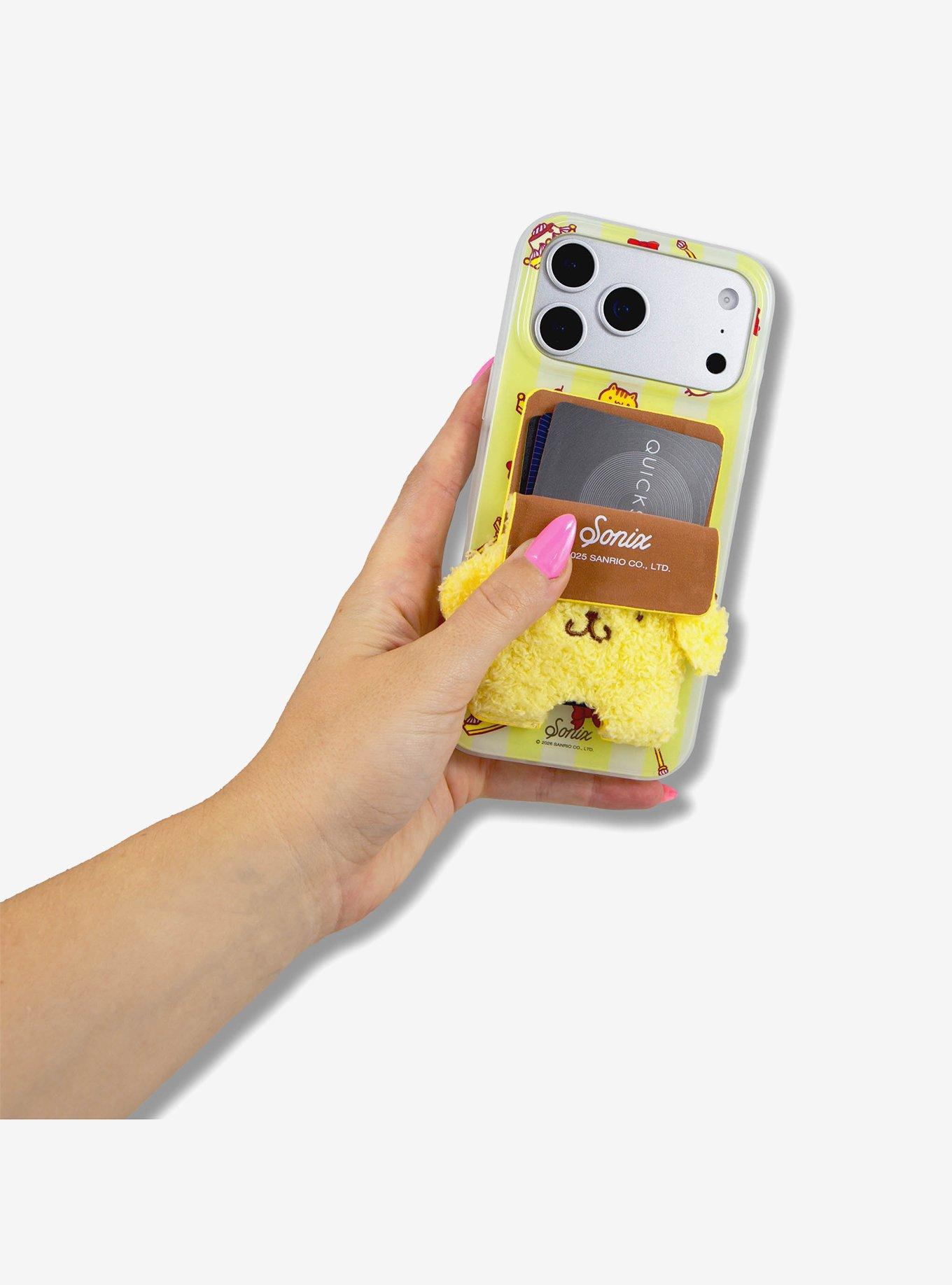 Sonix x Pompompurin Plush Magnetic Wallet, , alternate