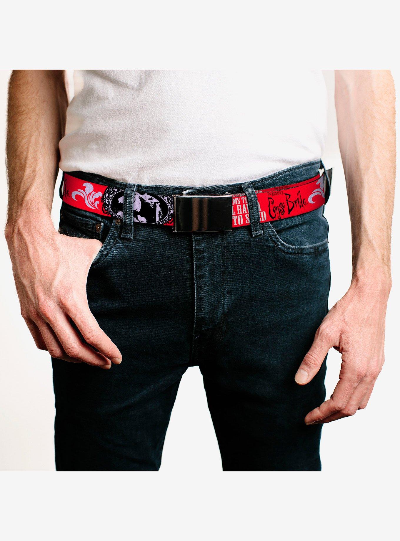 Corpse Bride Emily Tear To Shed Pose Clamp Buckle Belt, , hi-res