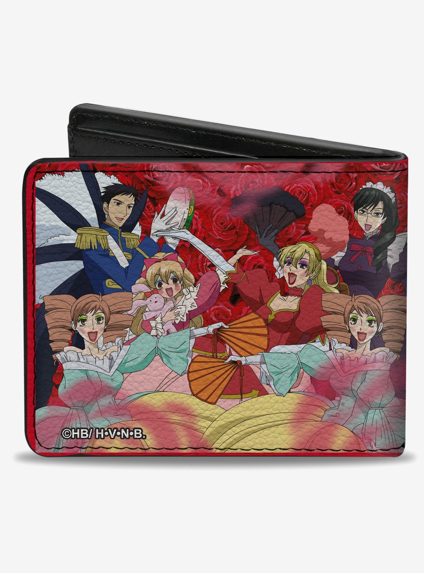 Ouran High School Host Club Character Rose Scenes Bifold Wallet, , hi-res