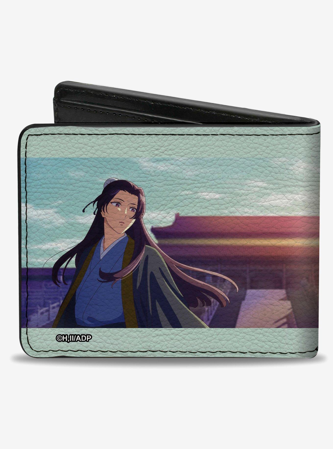The Apothecary Diaries Jinshi Pose and Title Logo Bifold Wallet, , hi-res