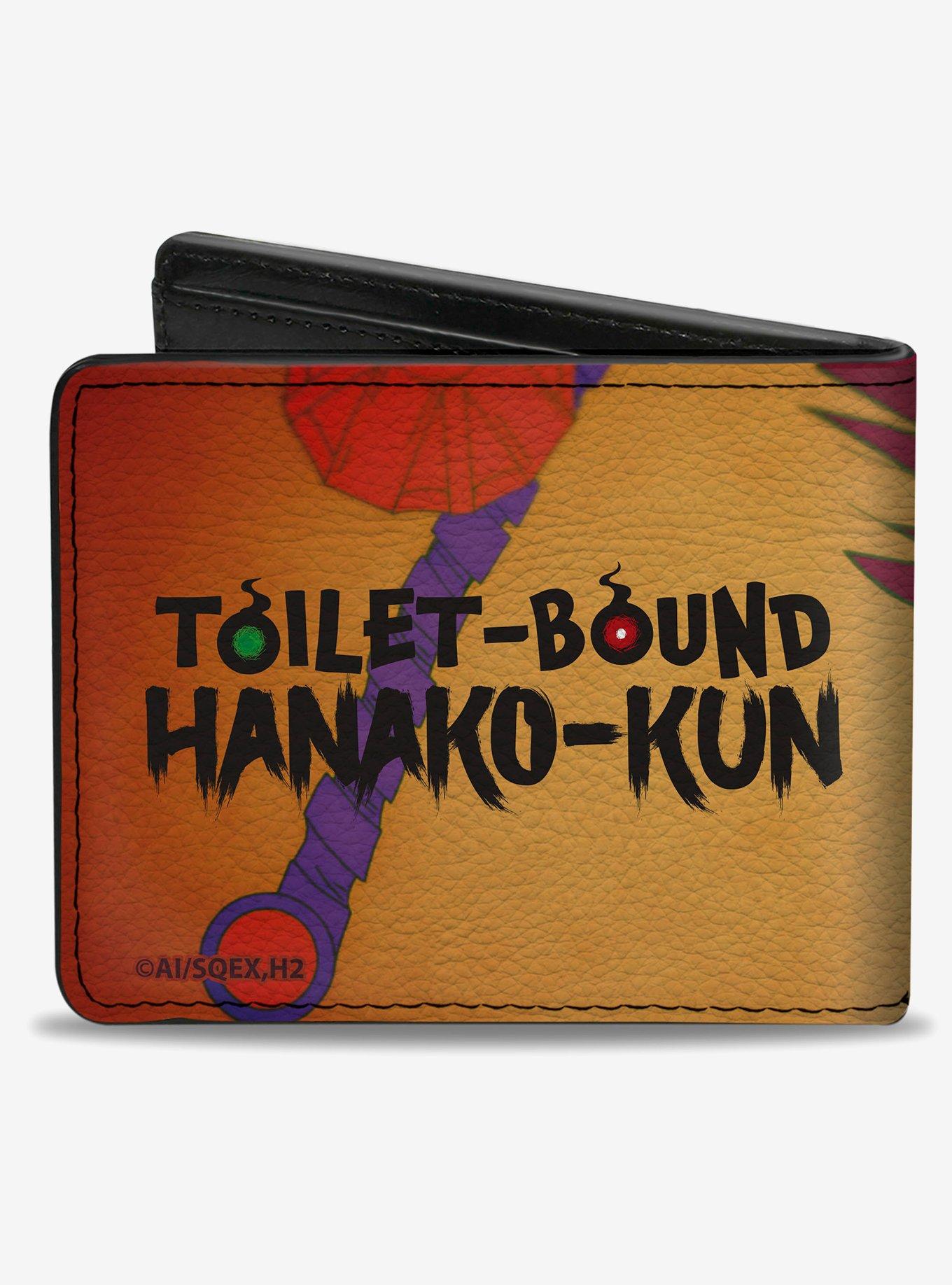Toilet Bound Hanako-Kun Silencing Scene Close Up and Logo Bifold Wallet, , hi-res