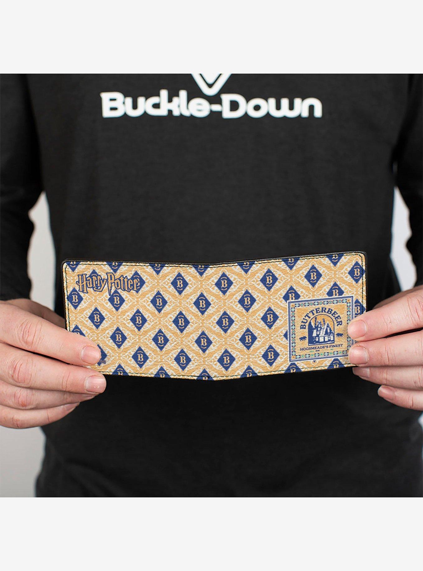 Harry Potter Butterbeer Diamonds Logo Blue Bifold Wallet, , alternate - view 4
