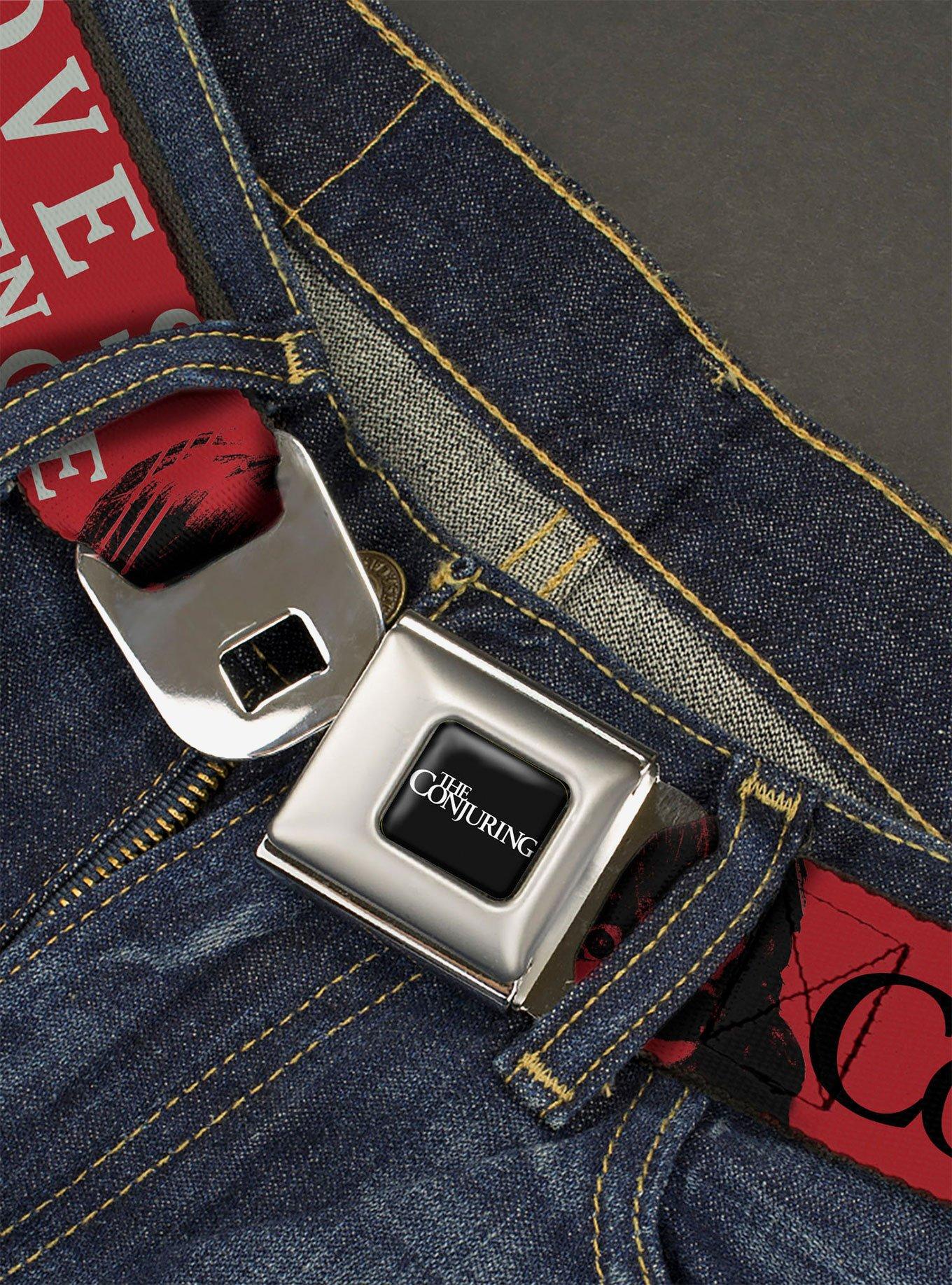 The Conjuring Evil Loves Innocence Annabelle Seatbelt Buckle Belt, , hi-res