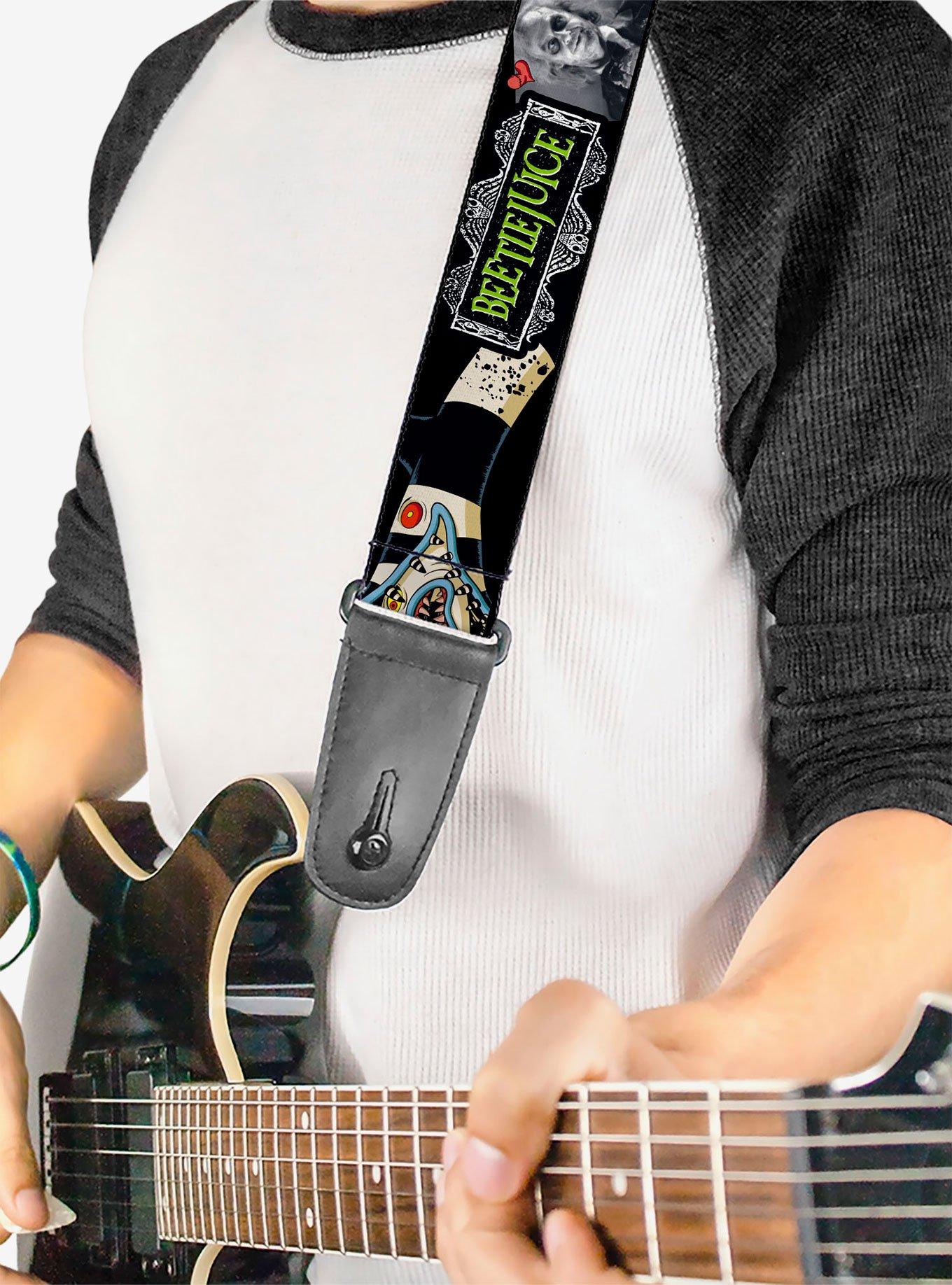 Beetlejuice I Love When You Say My Name and Sandworm Guitar Strap, , hi-res