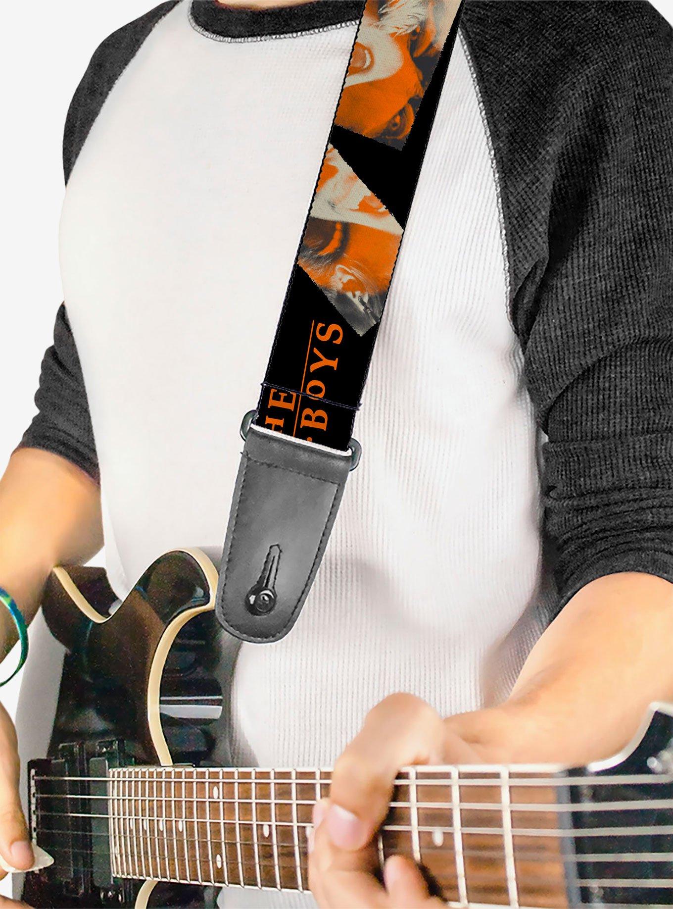 The Lost Boys David Pose Stacked and Title Logo Guitar Strap, , hi-res