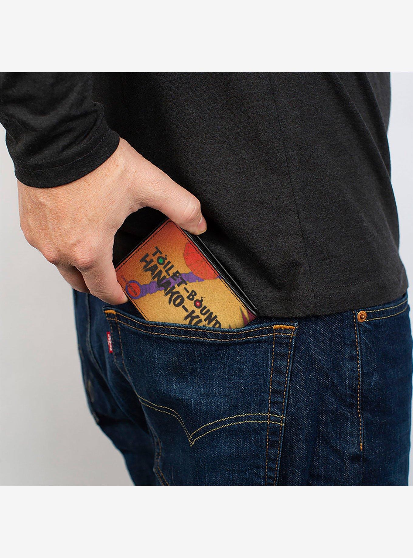 Toilet Bound Hanako-Kun Silencing Scene Close Up and Logo Bifold Wallet, , alternate - view 5