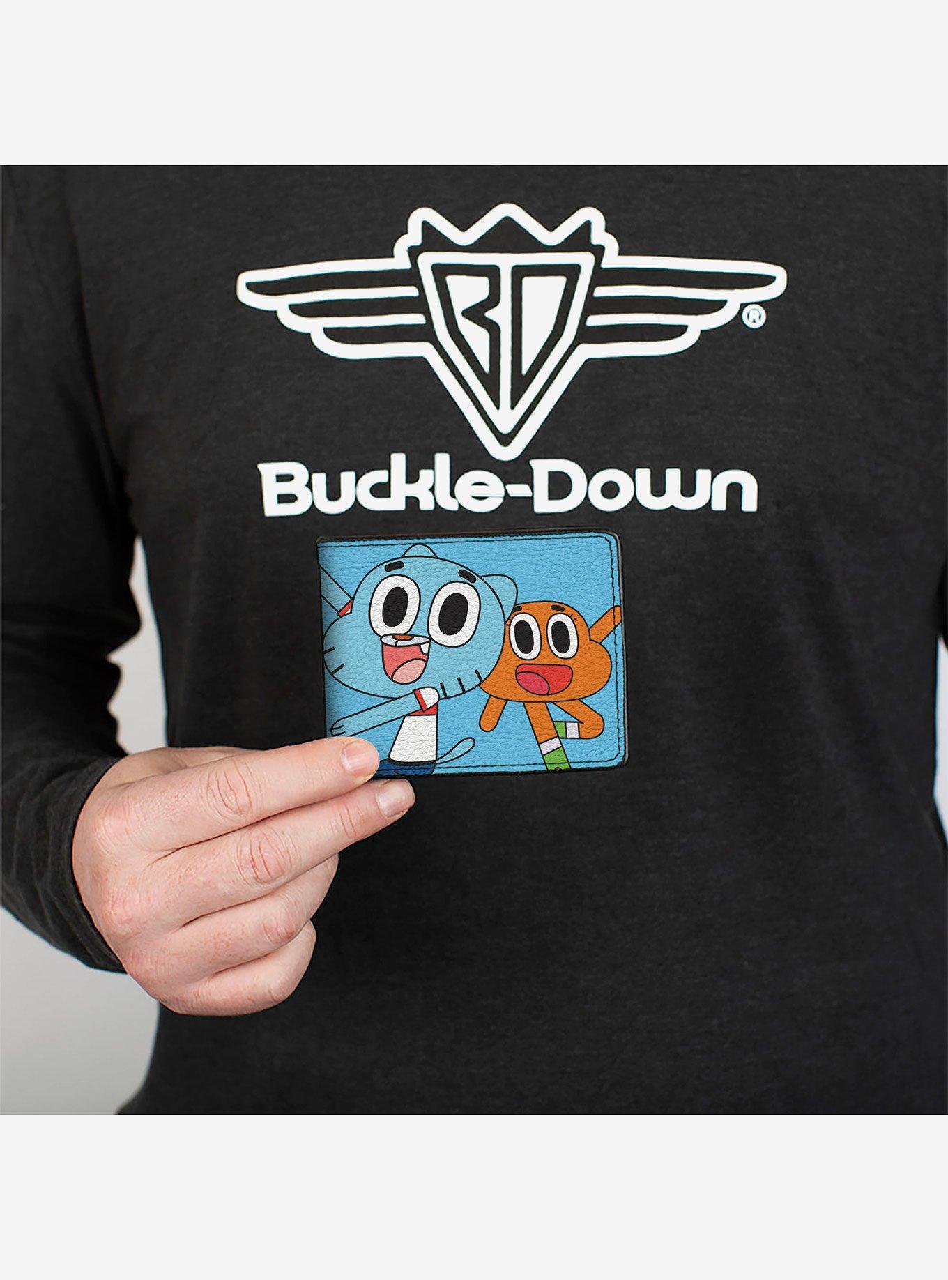The Amazing World of Gumball Logo and Pose with Darwin Bifold Wallet, , alternate - view 3