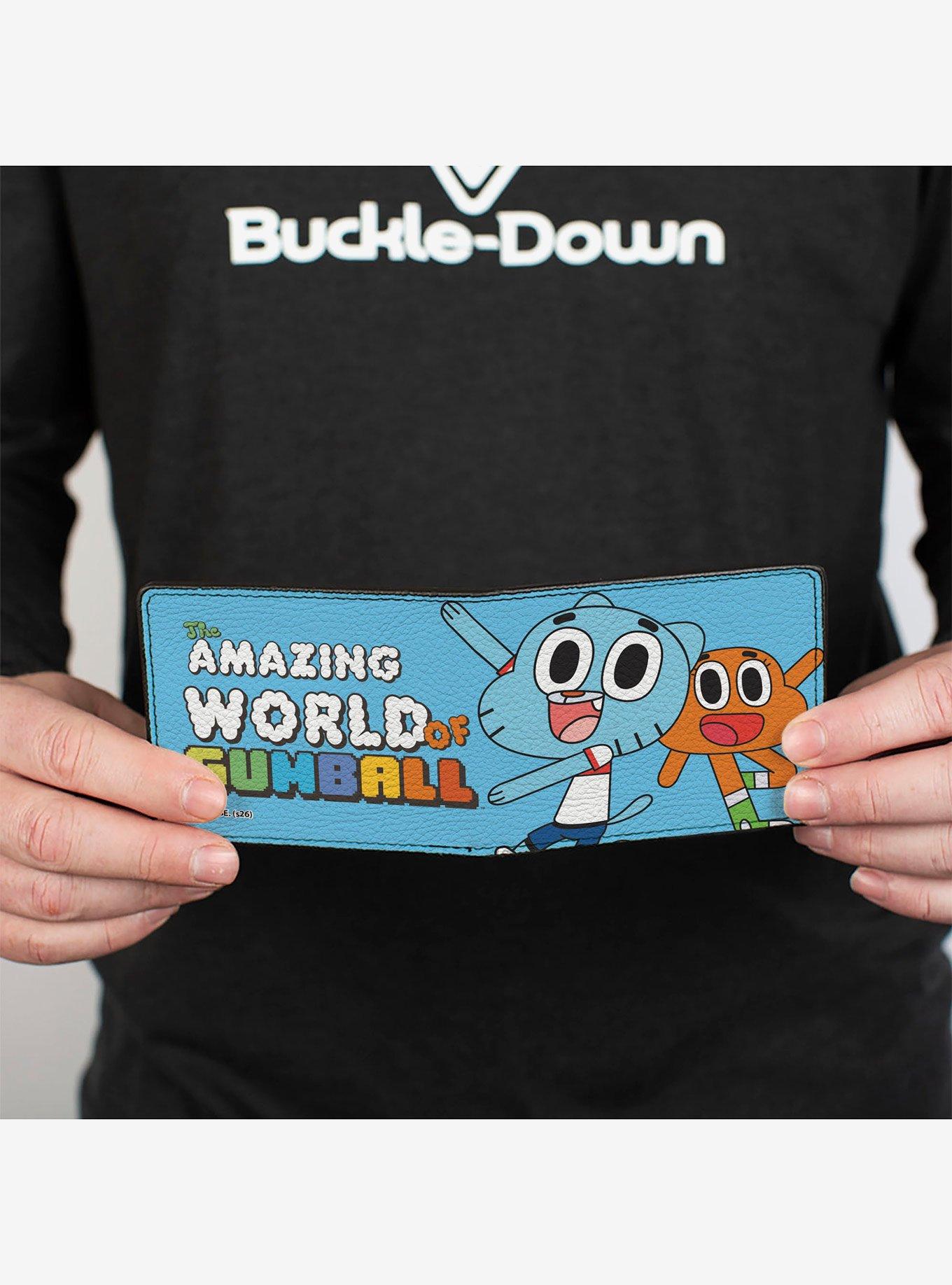 The Amazing World of Gumball Logo and Pose with Darwin Bifold Wallet, , alternate - view 4
