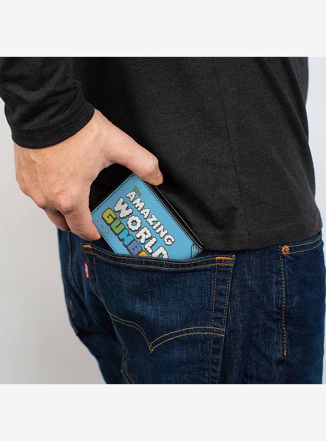 The Amazing World of Gumball Logo and Pose with Darwin Bifold Wallet, , alternate - view 5