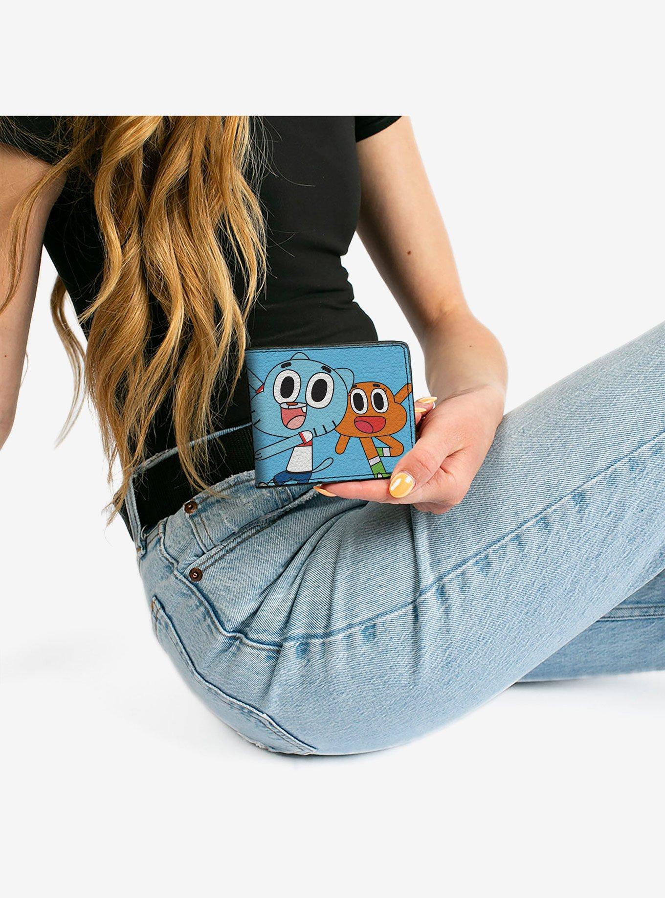 The Amazing World of Gumball Logo and Pose with Darwin Bifold Wallet, , alternate - view 6