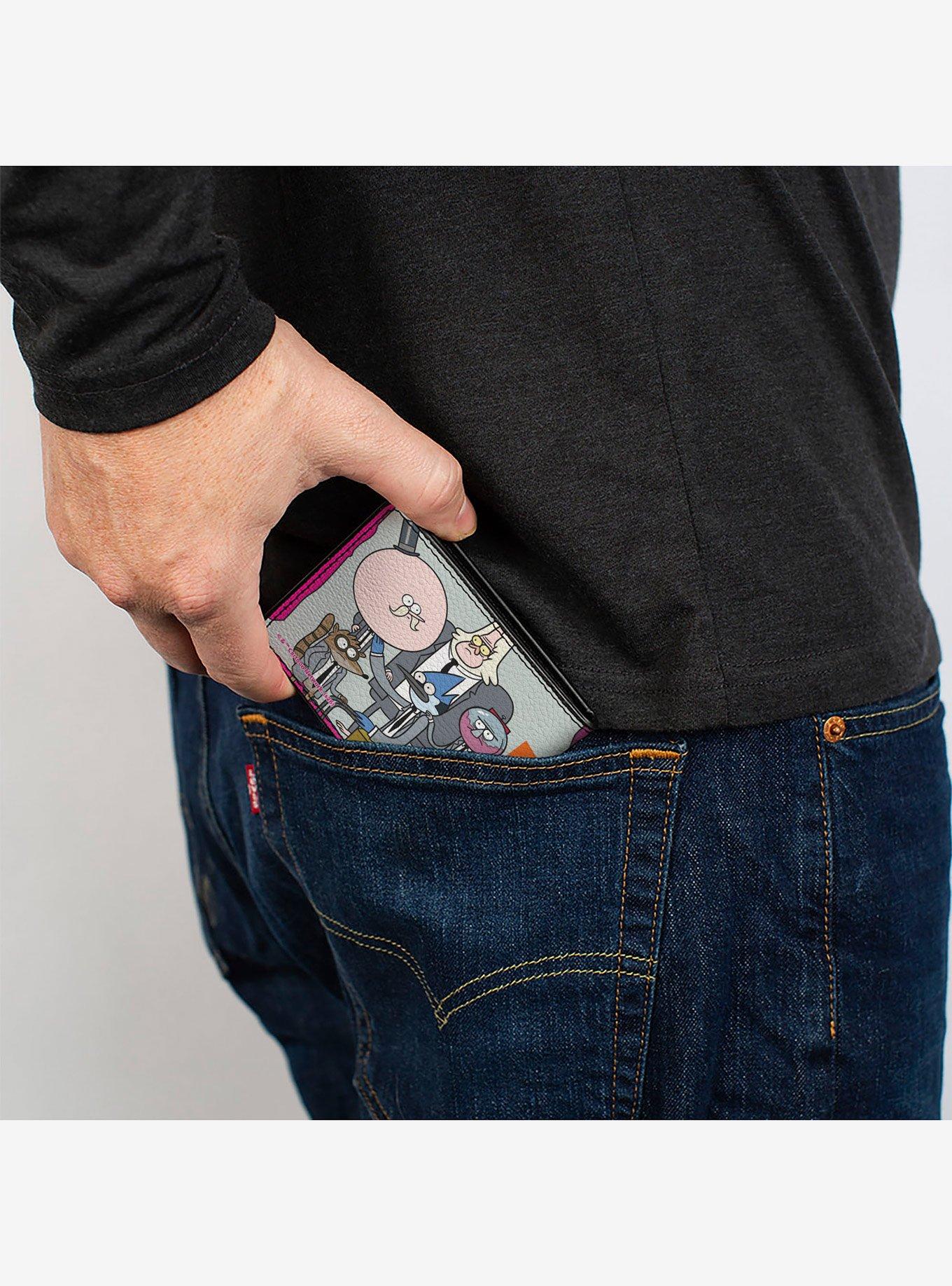 Regular Show Characters Group Posmo Party Pose Multi Bifold Wallet, , alternate - view 5