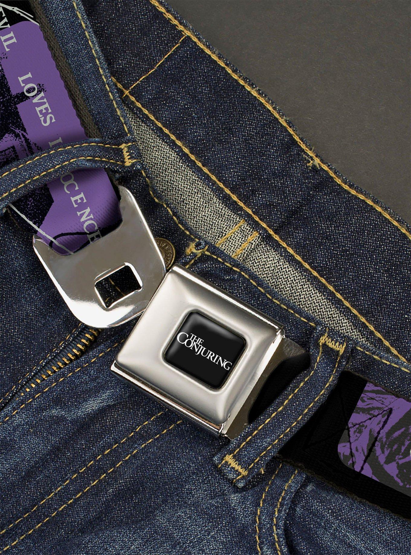 The Conjuring Evil Loves Innocence Seatbelt Buckle Belt, , hi-res