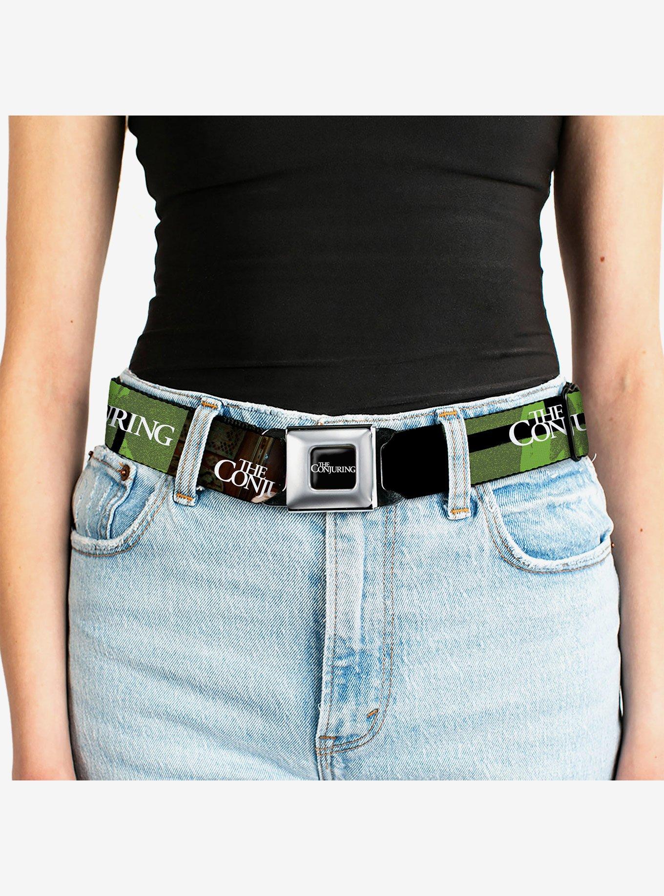 Annabelle Pose and Blocks Seatbelt Buckle Belt, MULTI, alternate - view 5