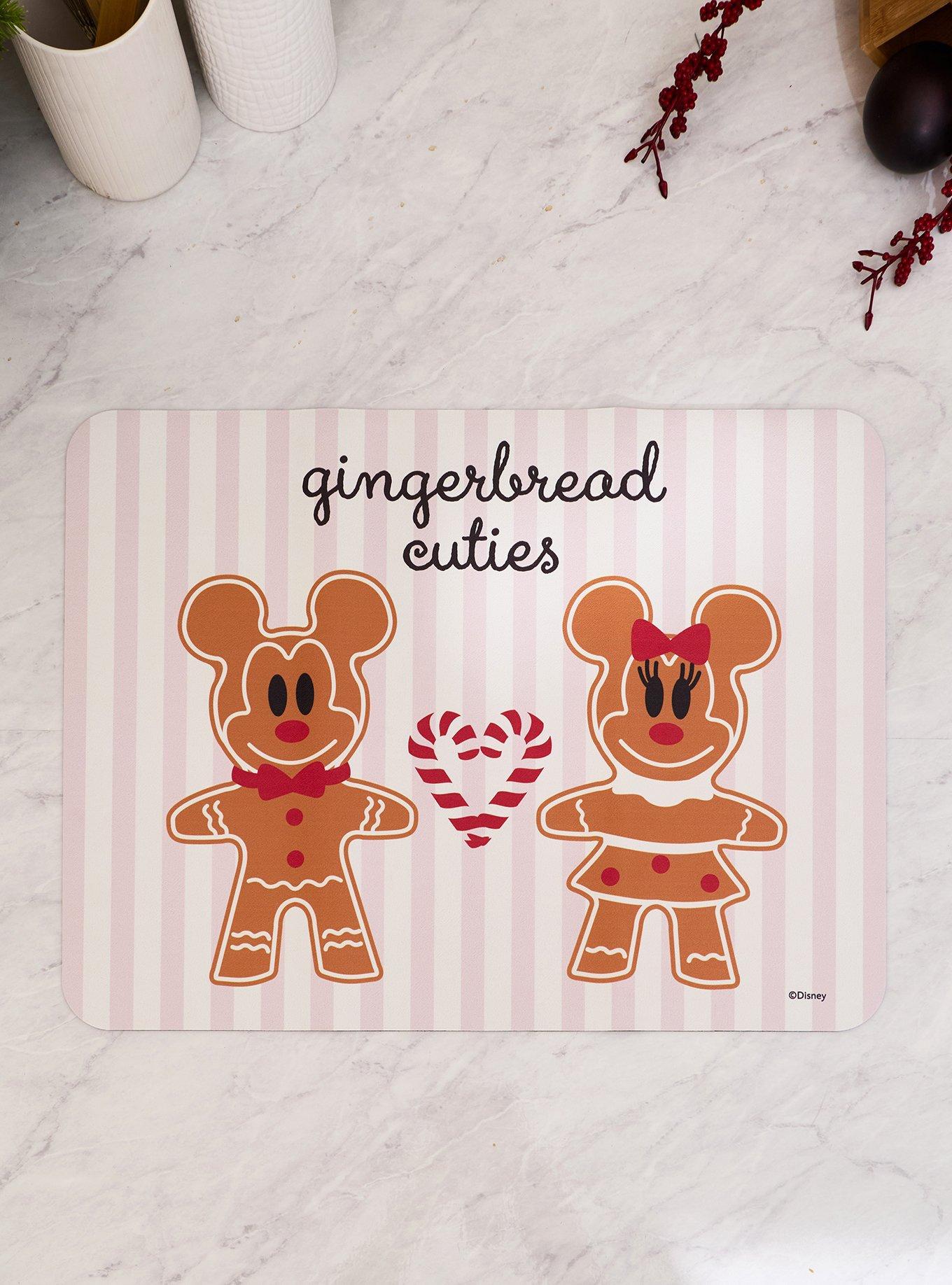 Disney Mickey & Minnie Gingerbread Cuties Drying Mat