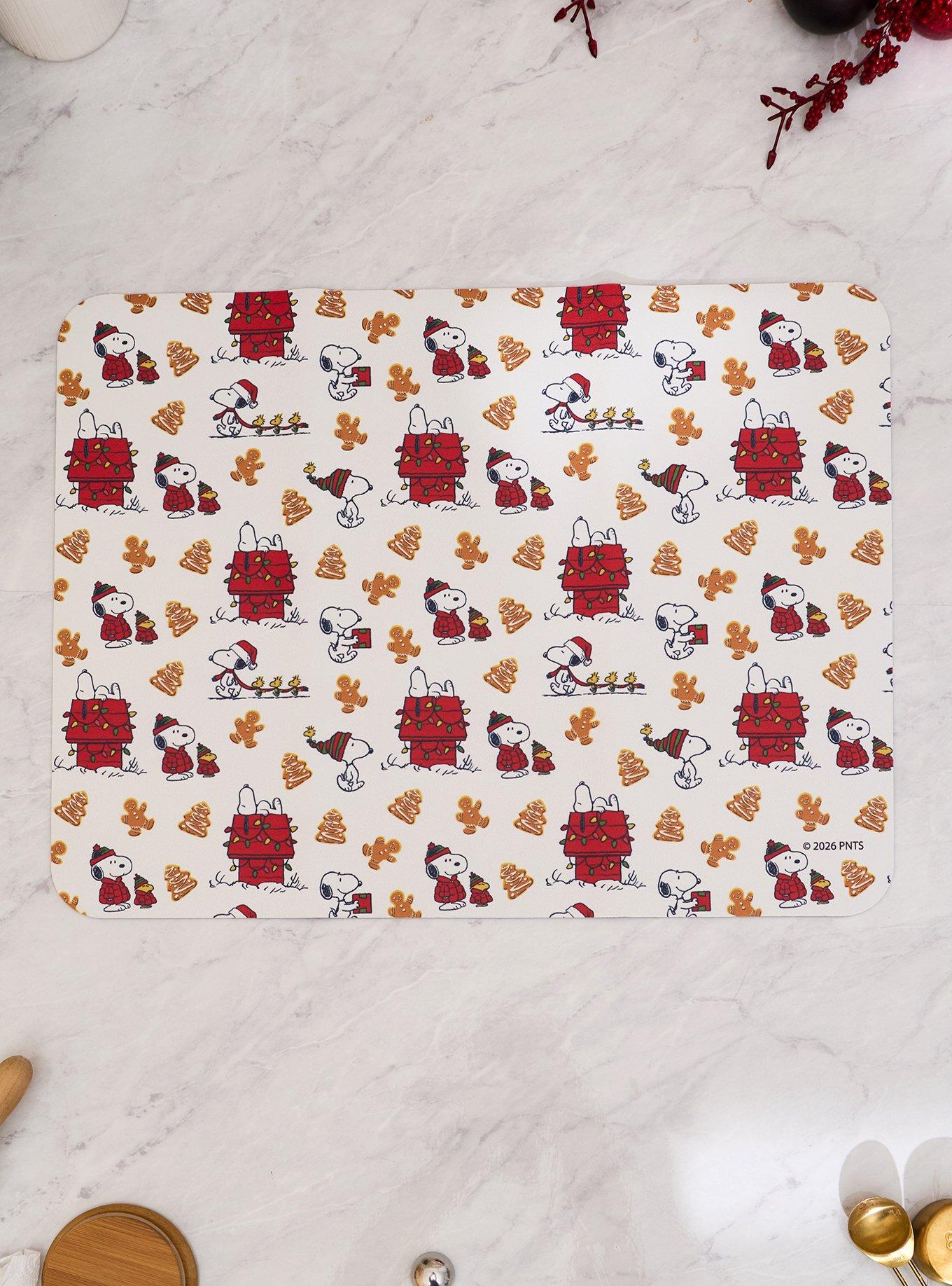 Peanuts Snoopy Gingerbread Cookies Allover Print Drying Mat, , alternate - view 4
