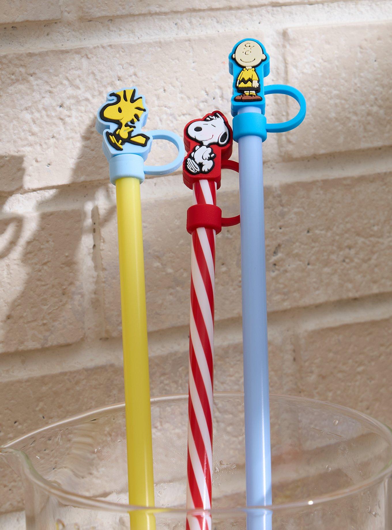 Peanuts Characters Straw & Topper Set, , alternate - view 3