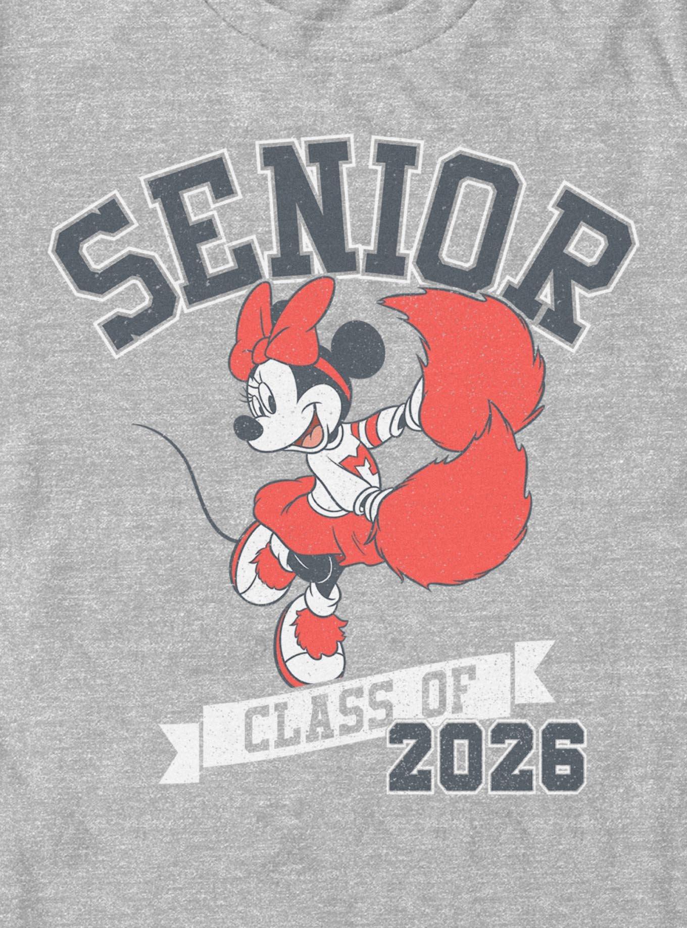 Disney Minnie Mouse Senior Class Of 2026 T-Shirt, , hi-res