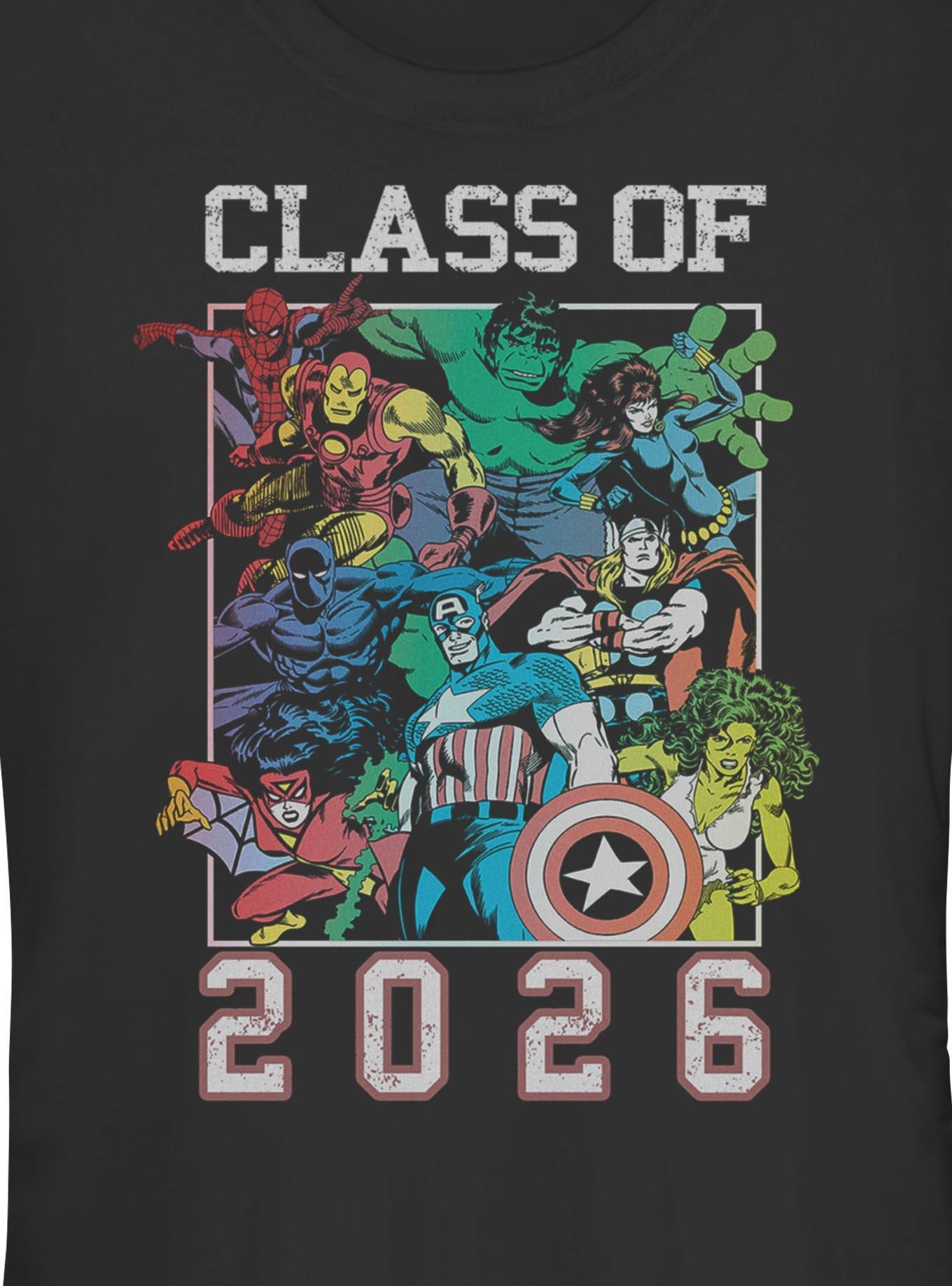 Marvel Class Of 2026 Crew Girls T-Shirt, , hi-res