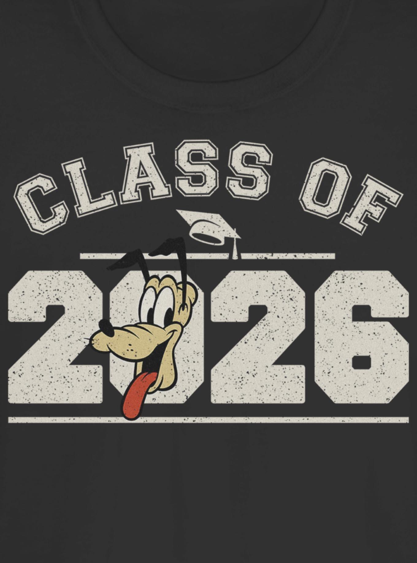 Disney Mickey Mouse Grad Pluto Class Of 2026 Girls T-Shirt, , hi-res