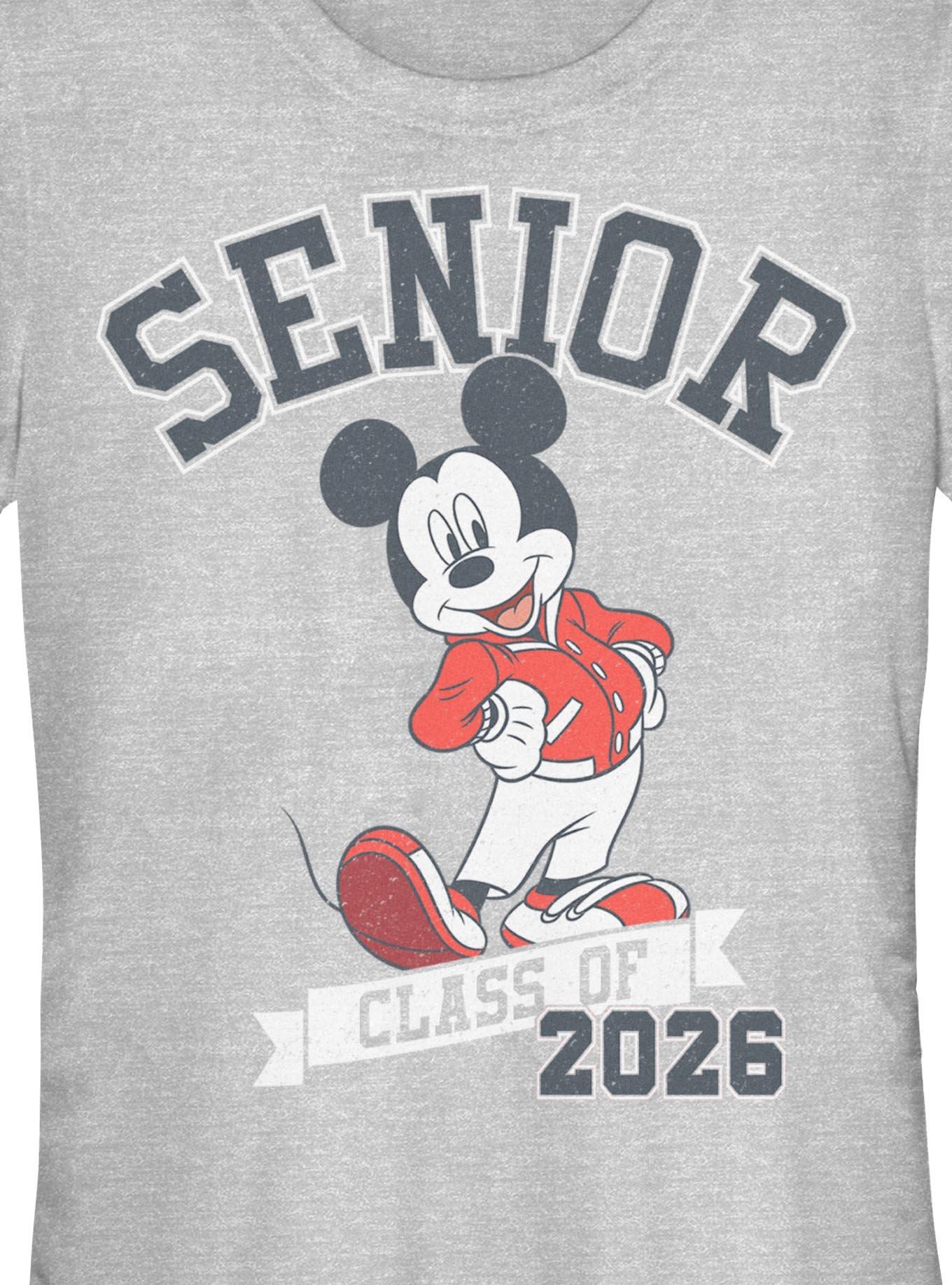 Disney Mickey Mouse Senior Class Of 2026 Girls T-Shirt, , hi-res