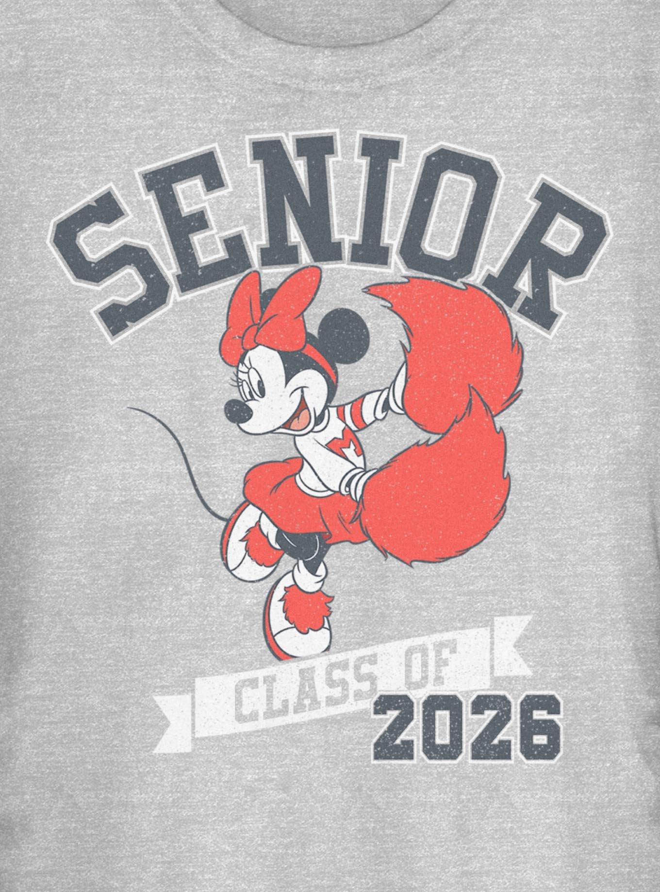 Disney Minnie Mouse Senior Class Of 2026 Girls T-Shirt, , hi-res