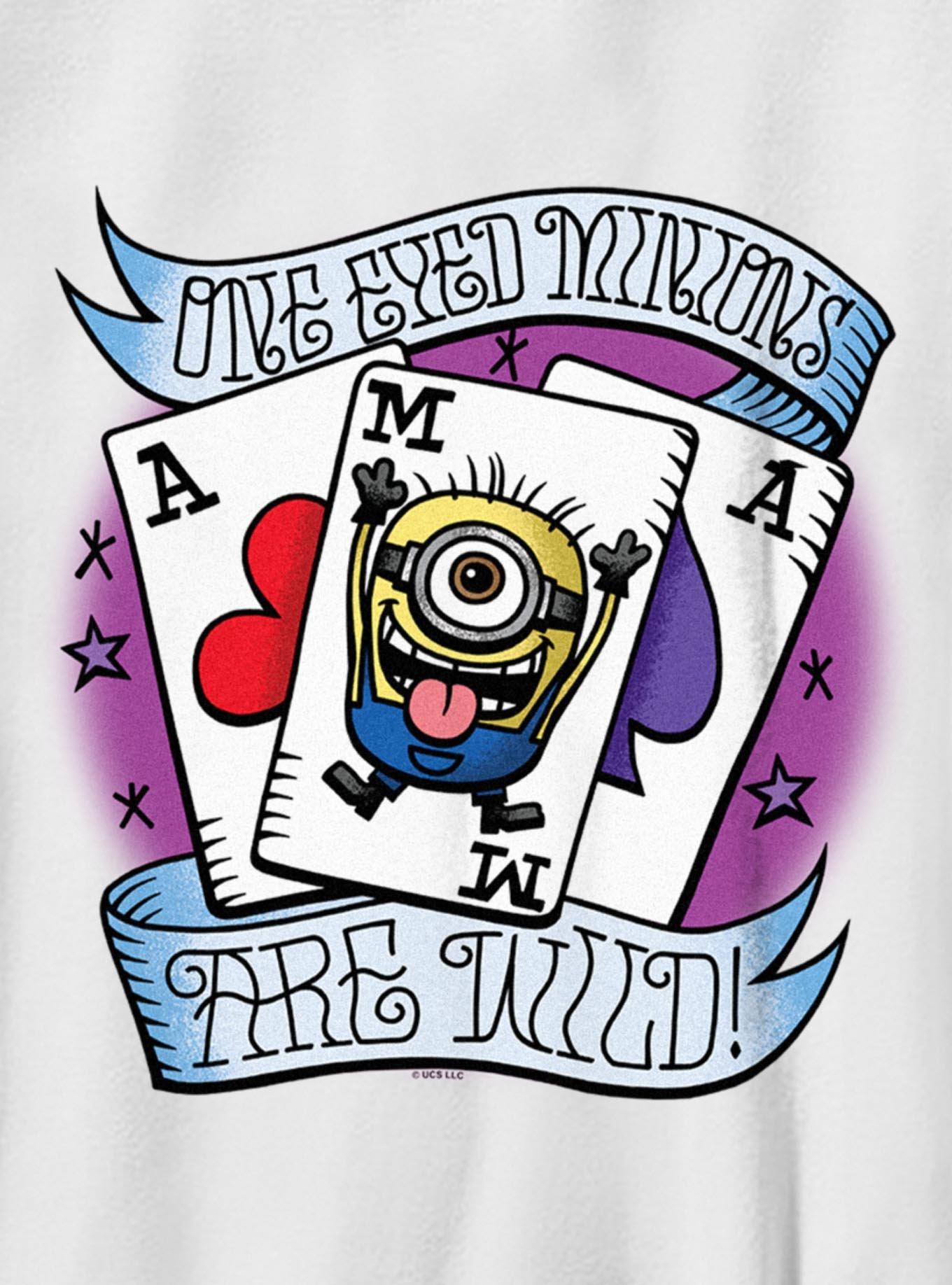 Minions One Eyed Are Wild Tattoo Style Youth T-Shirt
