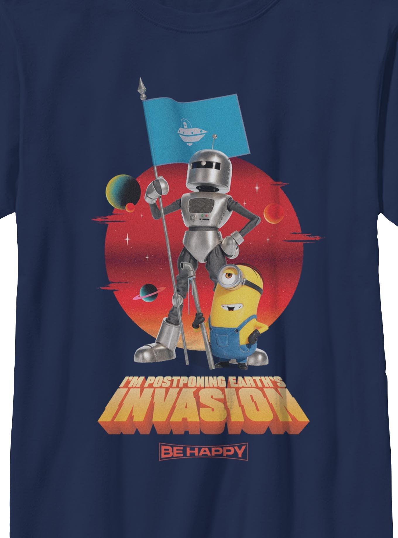 Minions I'm Postponing Earth's Invasion Youth T-Shirt, , hi-res