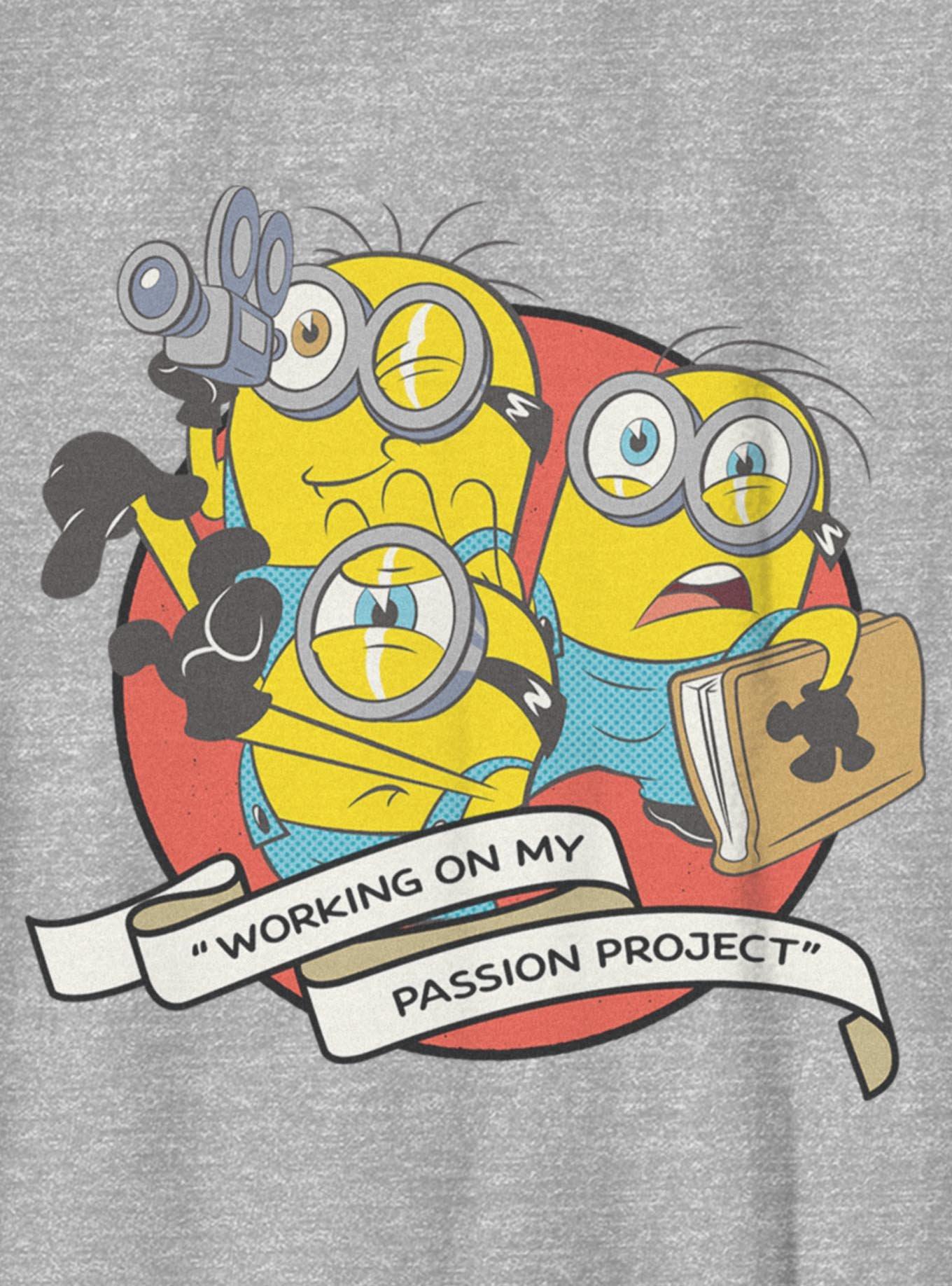 Minions Working On My Passion Project Youth T-Shirt, , hi-res