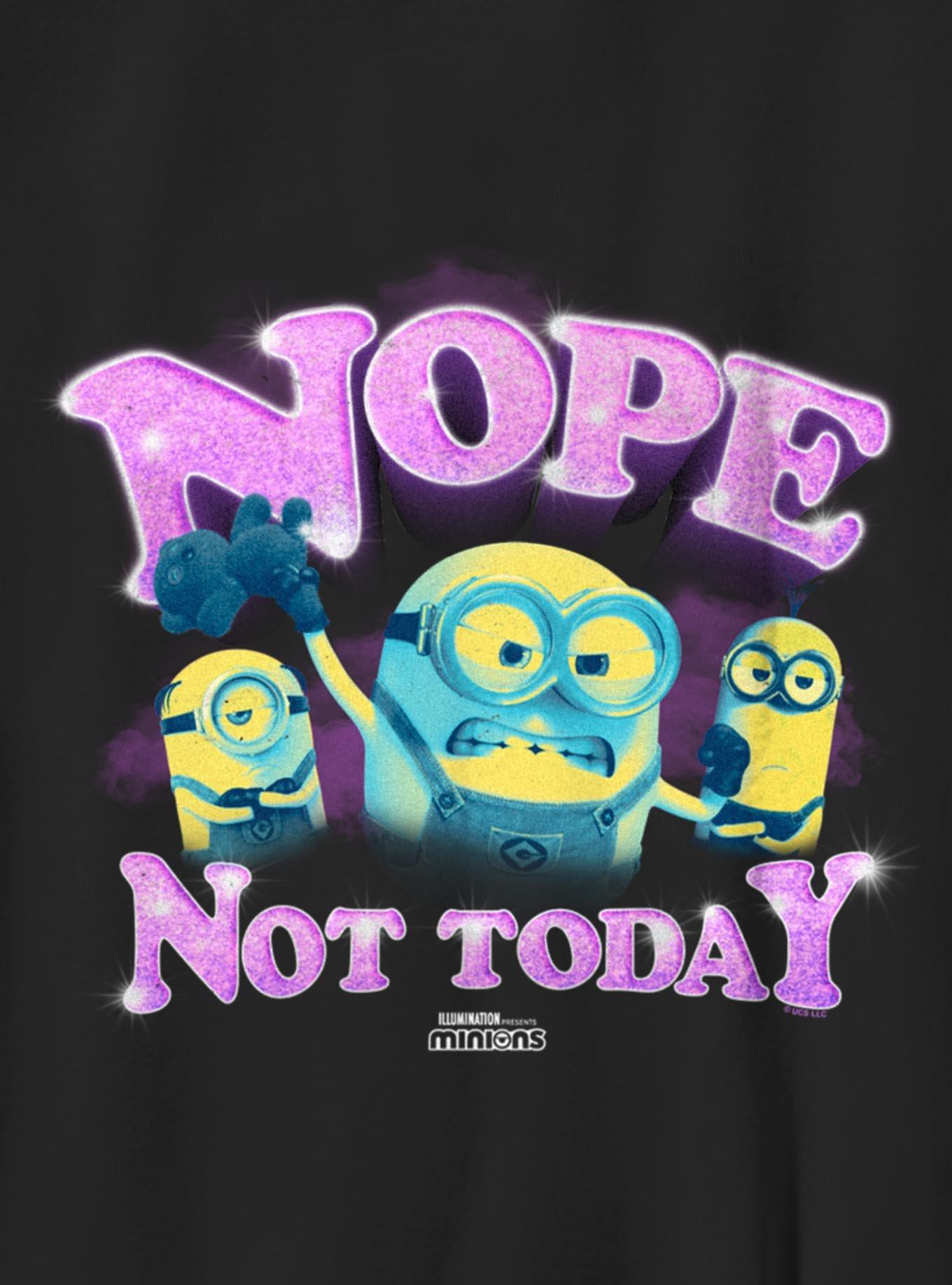 Minions Nope Not Today Youth T-Shirt
