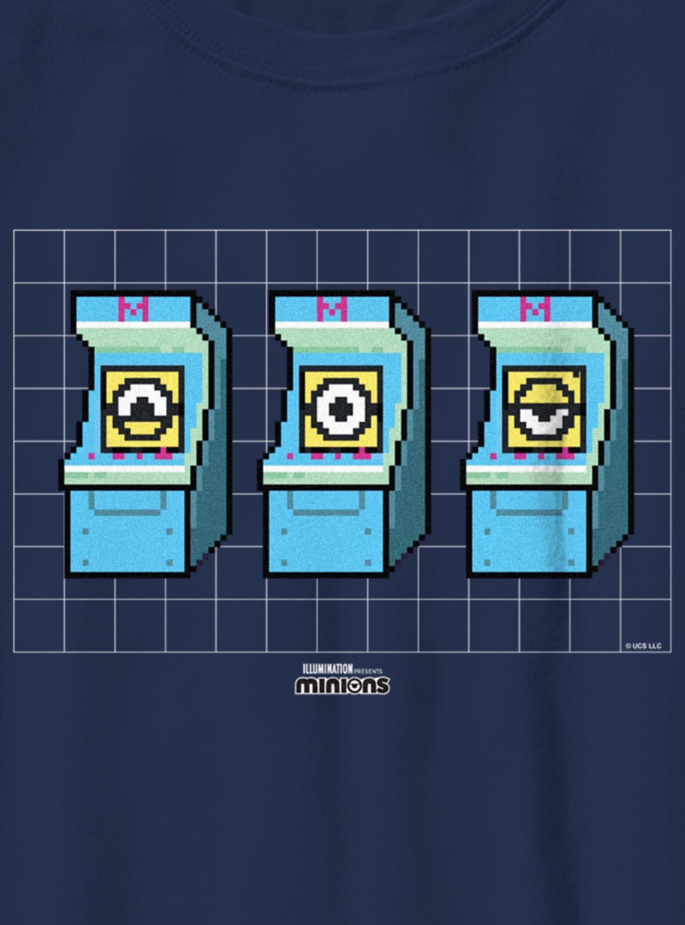 Minions 8Bit Arcade Games Youth T-Shirt, , hi-res