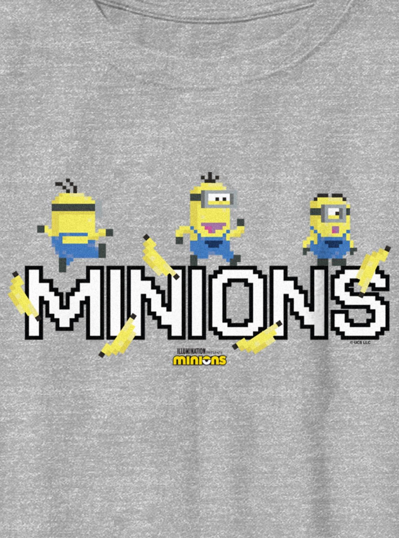Minions 8Bit Bananas Craze Youth T-Shirt, , hi-res