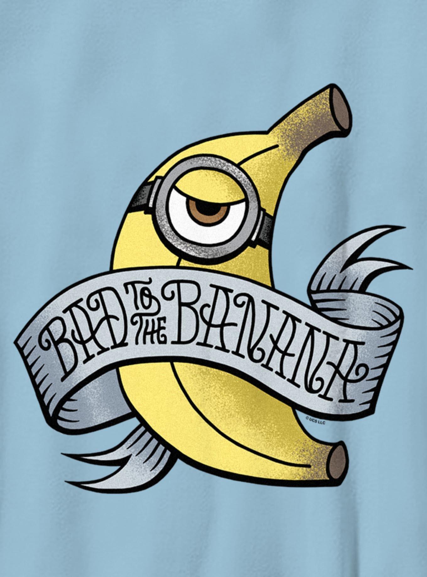 Minions Bad To The Banana Tattoo Style Youth T-Shirt