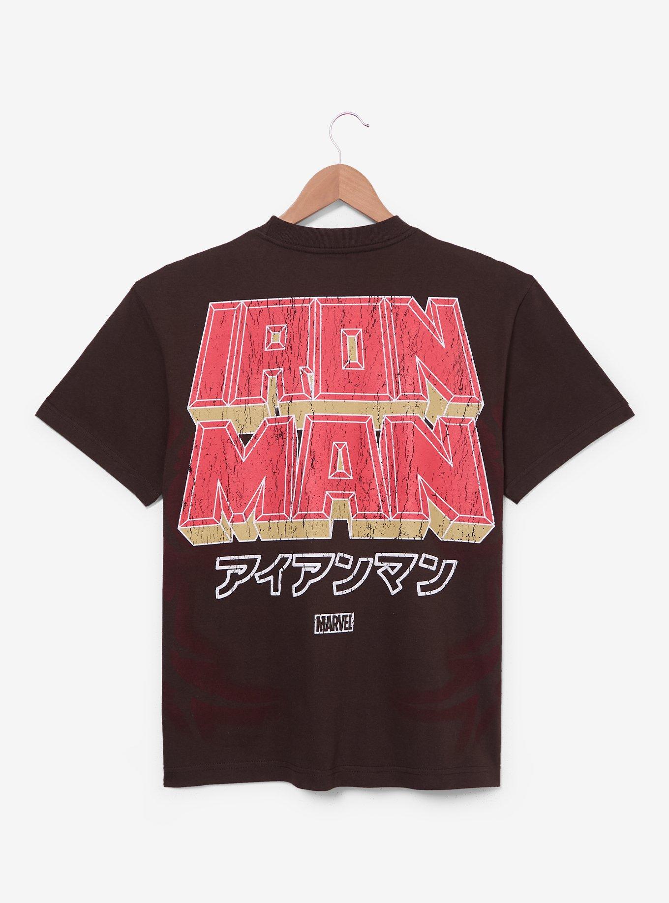 Marvel Iron Man Portrait T-Shirt - BoxLunch Exclusive, , hi-res