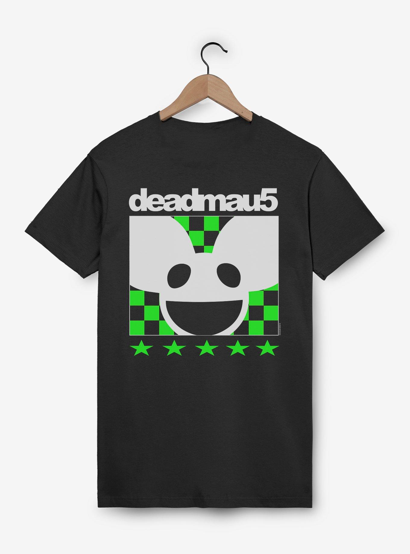 Deadmau5 Checkered Past T-Shirt, BLACK, alternate