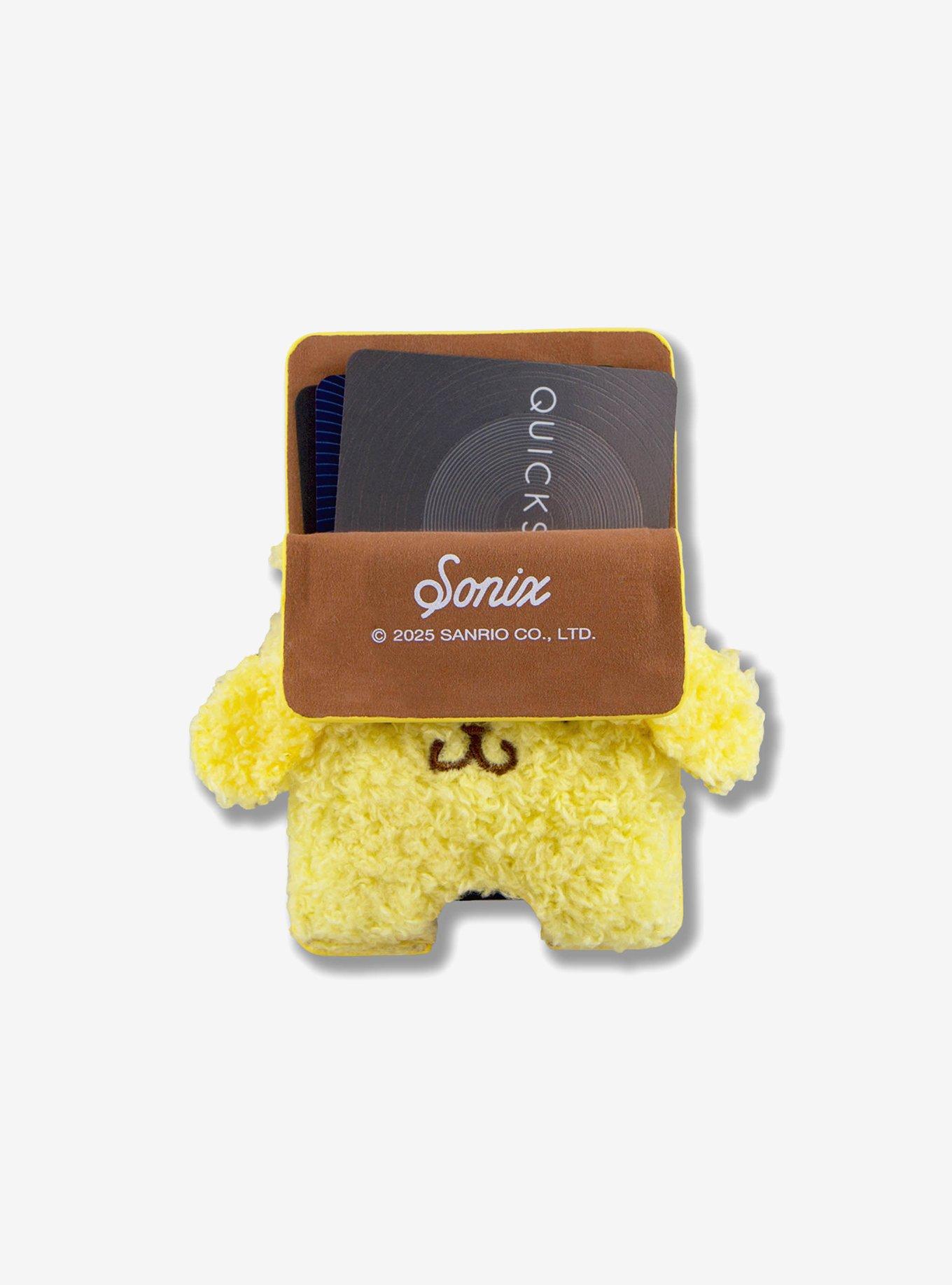Sonix x Pompompurin Plush Magnetic Wallet, , alternate