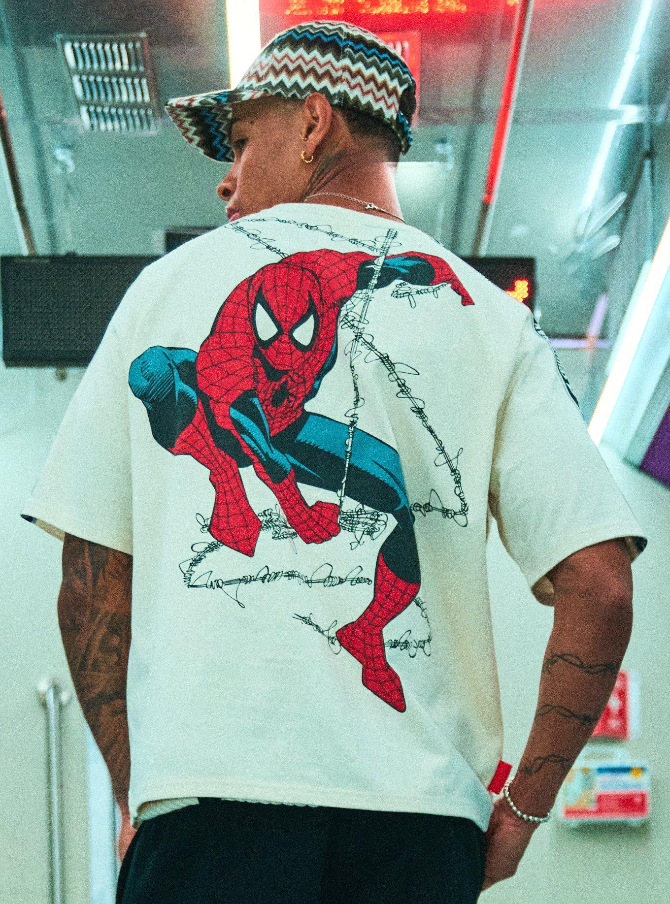 Marvel Spider-Man x Umbro Graphic T-Shirt &mdash; BoxLunch Exclusive, , hi-res