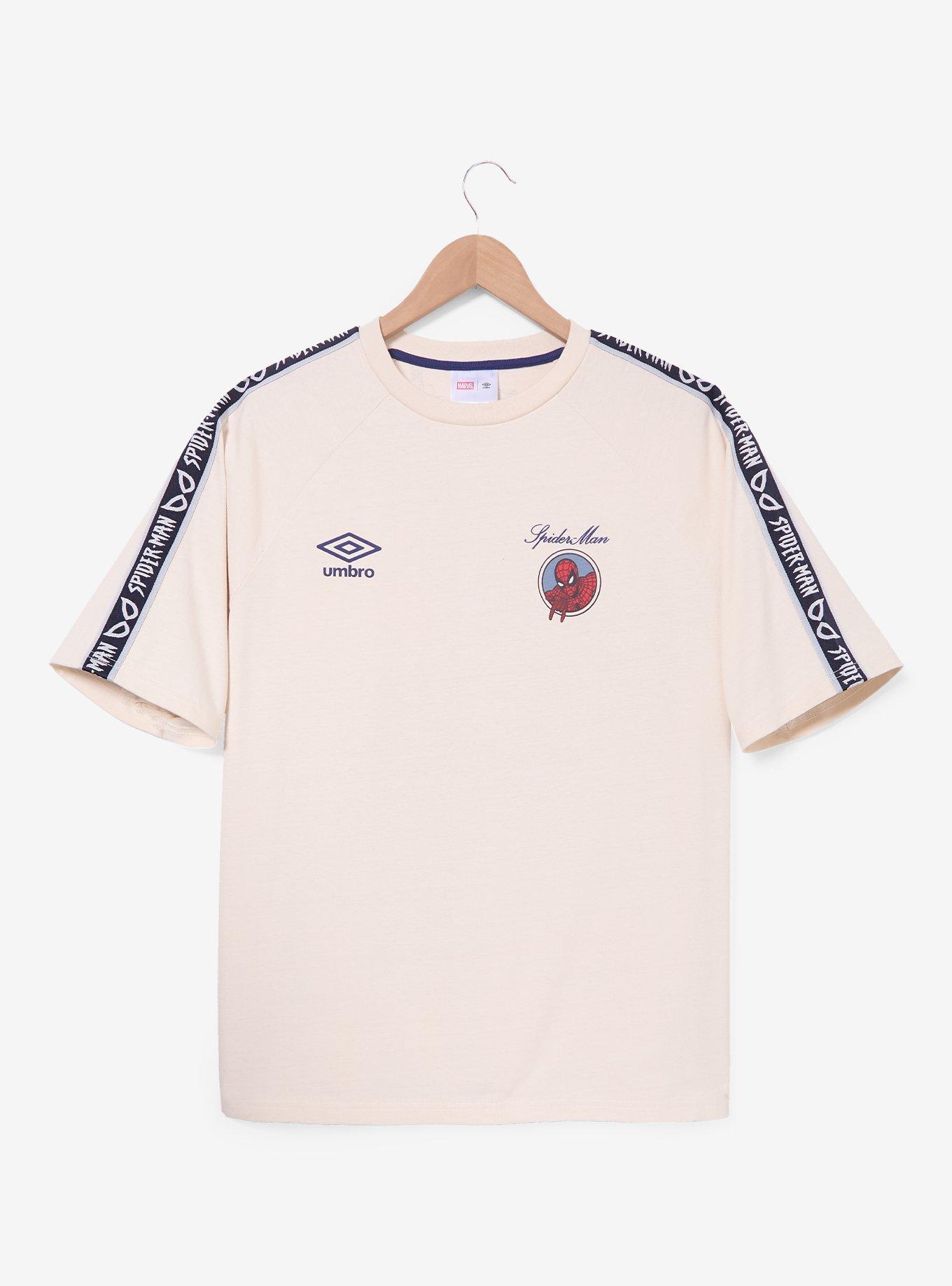 Marvel Spider-Man x Umbro Graphic T-Shirt &mdash; BoxLunch Exclusive, CREAM, alternate - view 3