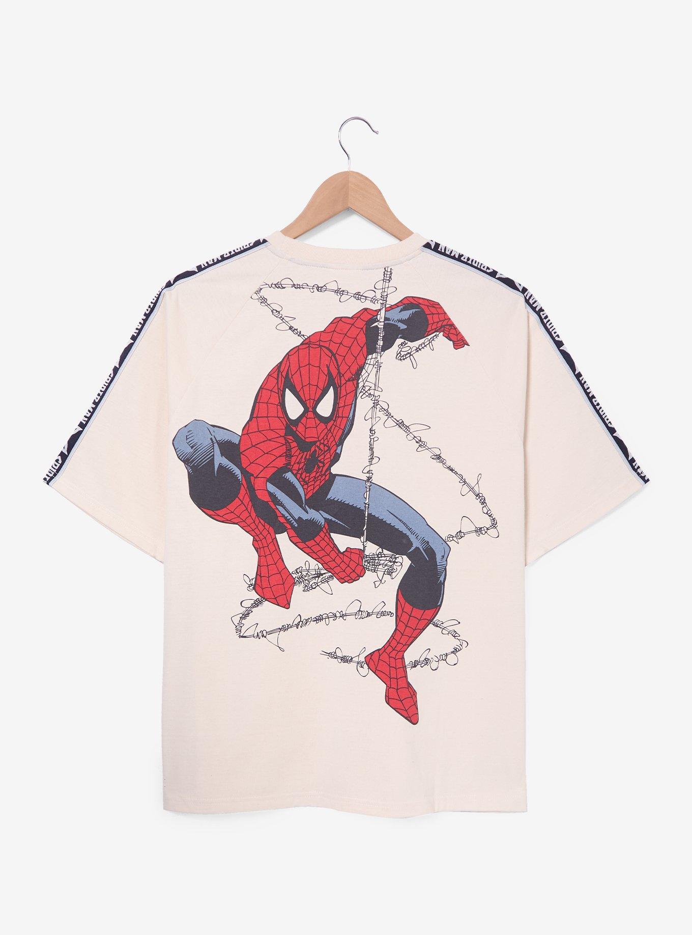 Marvel Spider-Man x Umbro Graphic T-Shirt &mdash; BoxLunch Exclusive, CREAM, alternate - view 4
