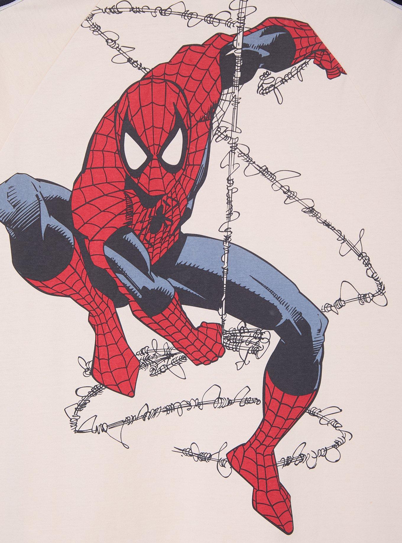 Marvel Spider-Man x Umbro Graphic T-Shirt &mdash; BoxLunch Exclusive, CREAM, alternate - view 6
