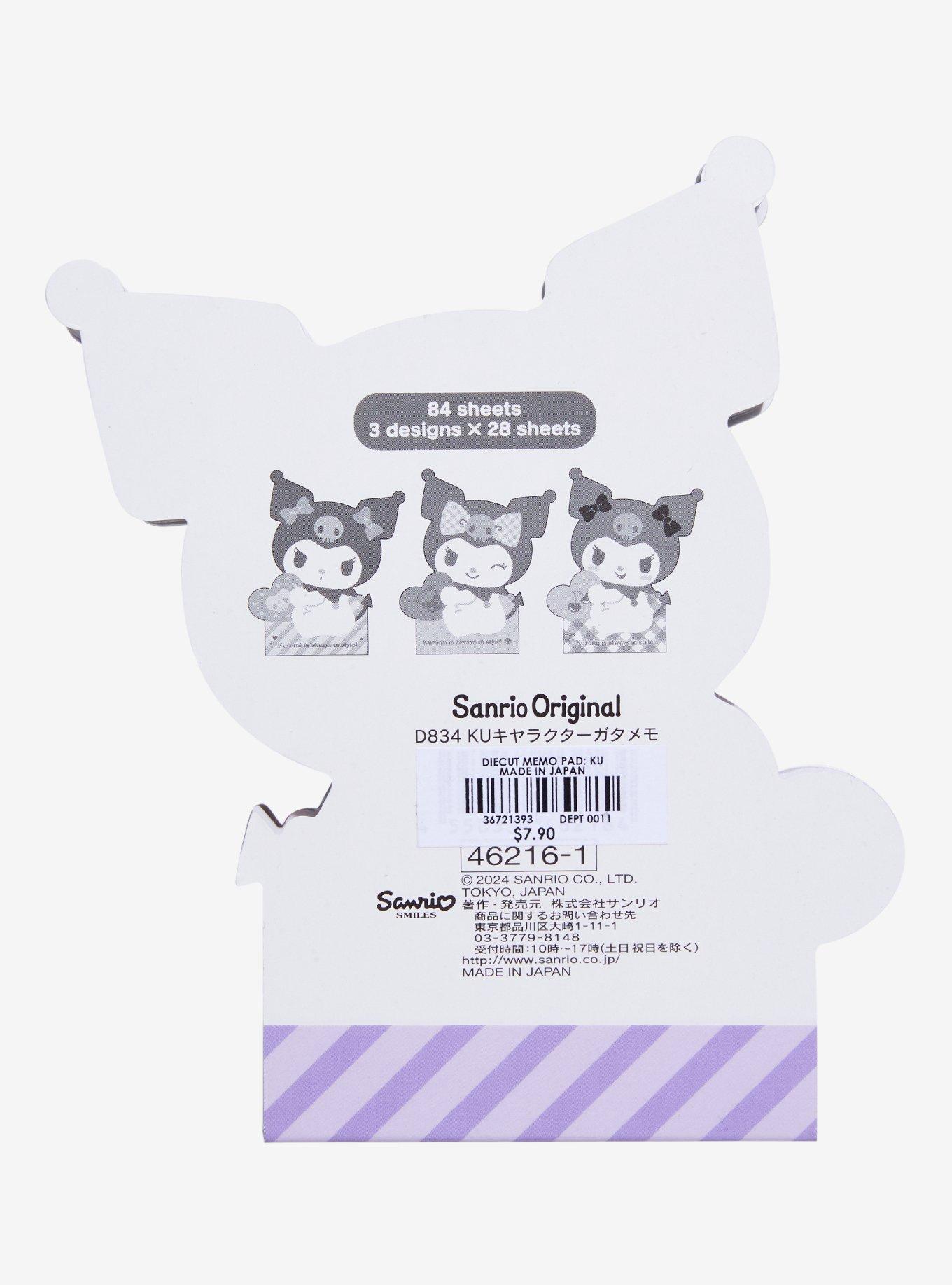 Sanrio Japan Originals Kuromi Notepad, , alternate - view 3