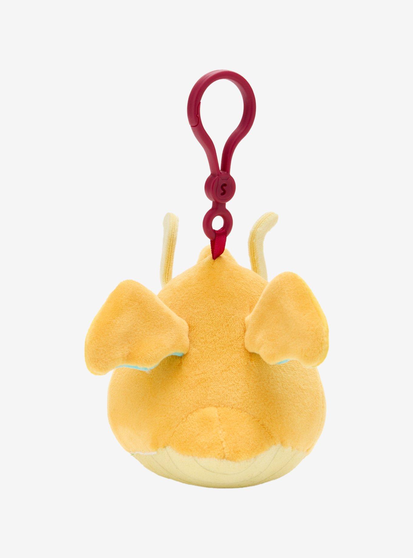 Squishmallows Pok&eacute;mon Dragonite Plush Bag Clip, , alternate - view 2