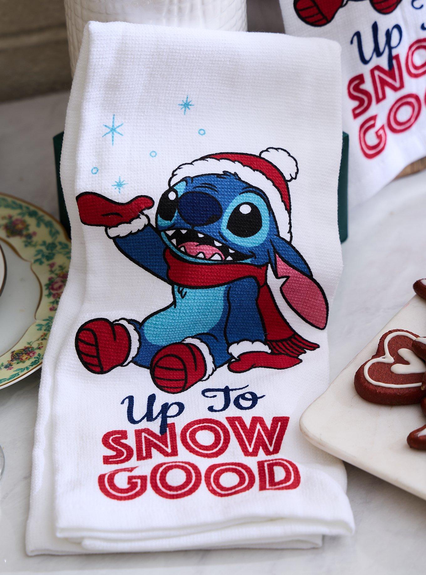 Lilo & Stitch Up To Snow Good Holiday Kitchen Towel Set, , alternate - view 2