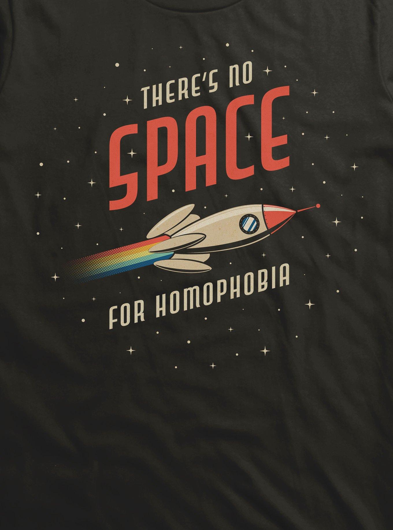 No Space For Homophobia T-Shirt, , hi-res