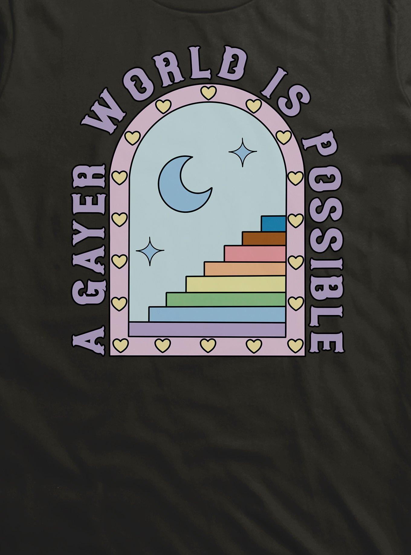 A Gayer World is Possible T-Shirt, , hi-res