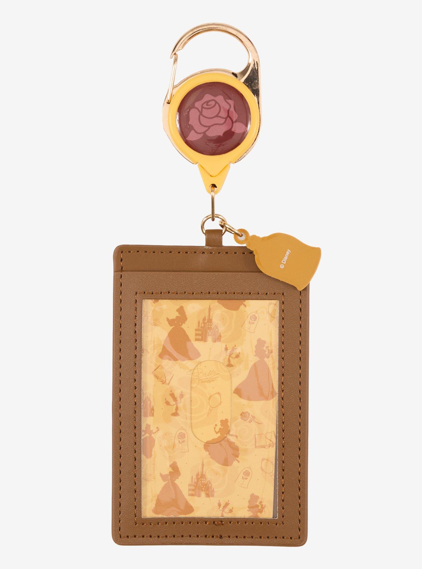 Disney Beauty and The Beast Book Cover Retractable Lanyard