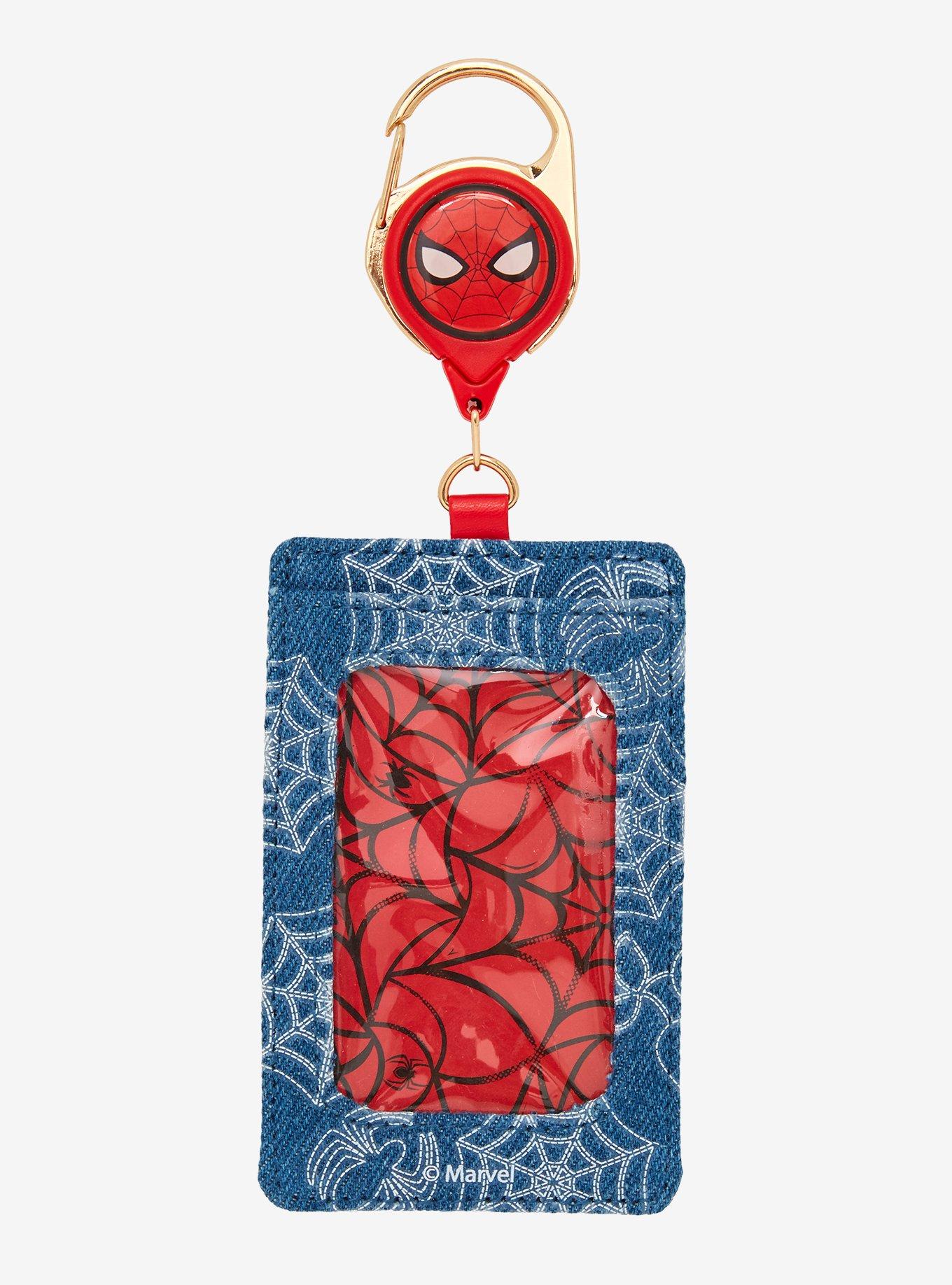 Marvel Spider-Man Cherries Denim Retractable Lanyard